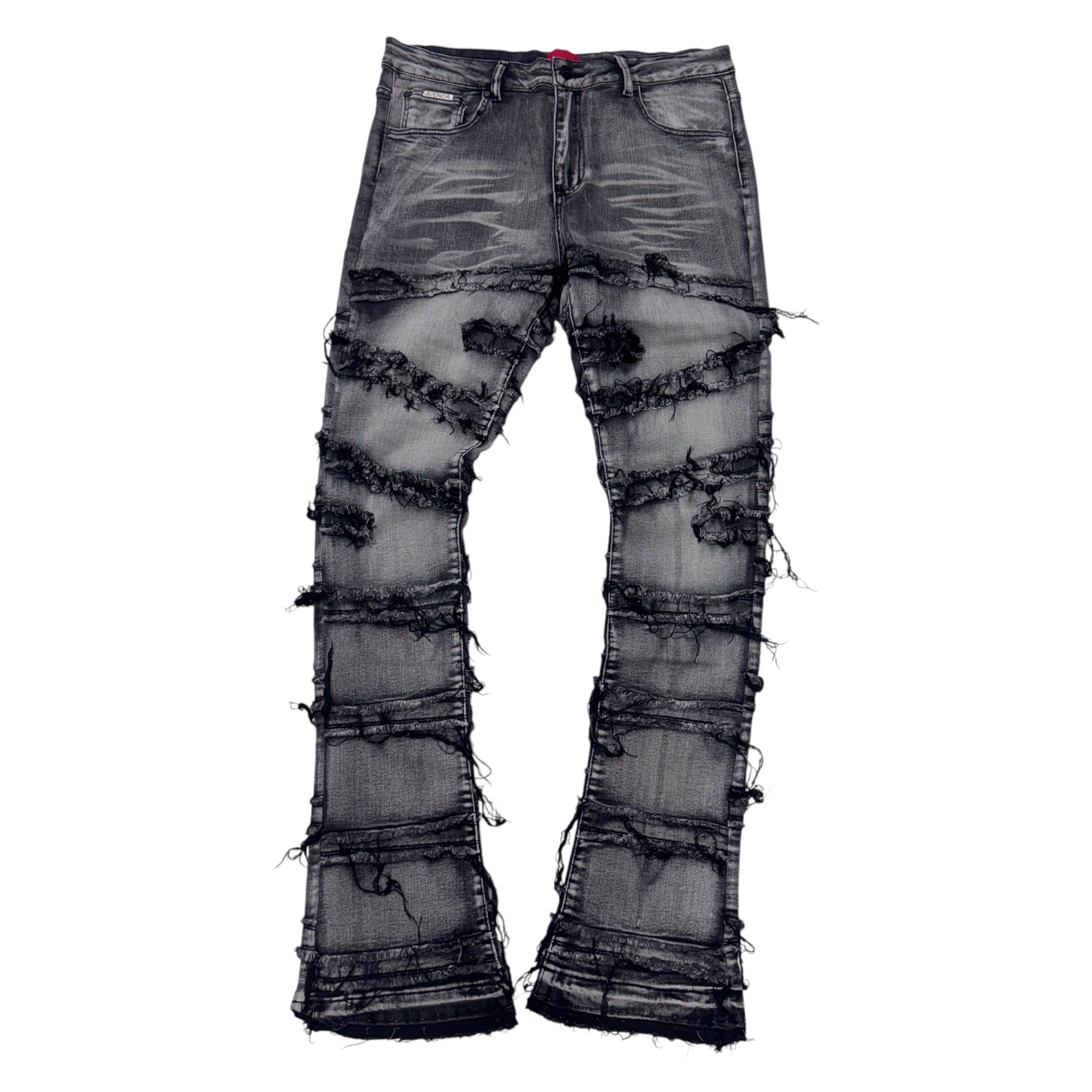 Ajenda Stacked Pheonix Denim Washed Black 3032