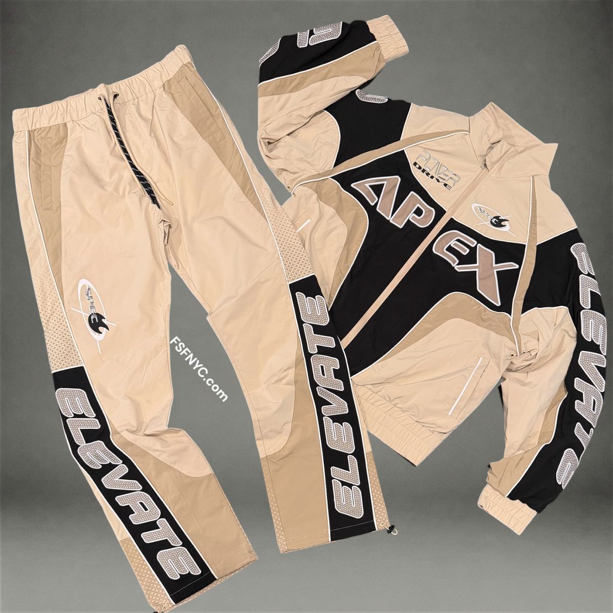 Rise - APEX Windbreaker Set - Lt Khaki 602