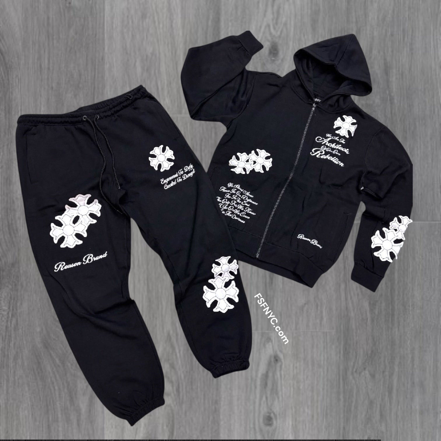 REASON - ARCHITECT Sweatsuit - BLK - 039 040