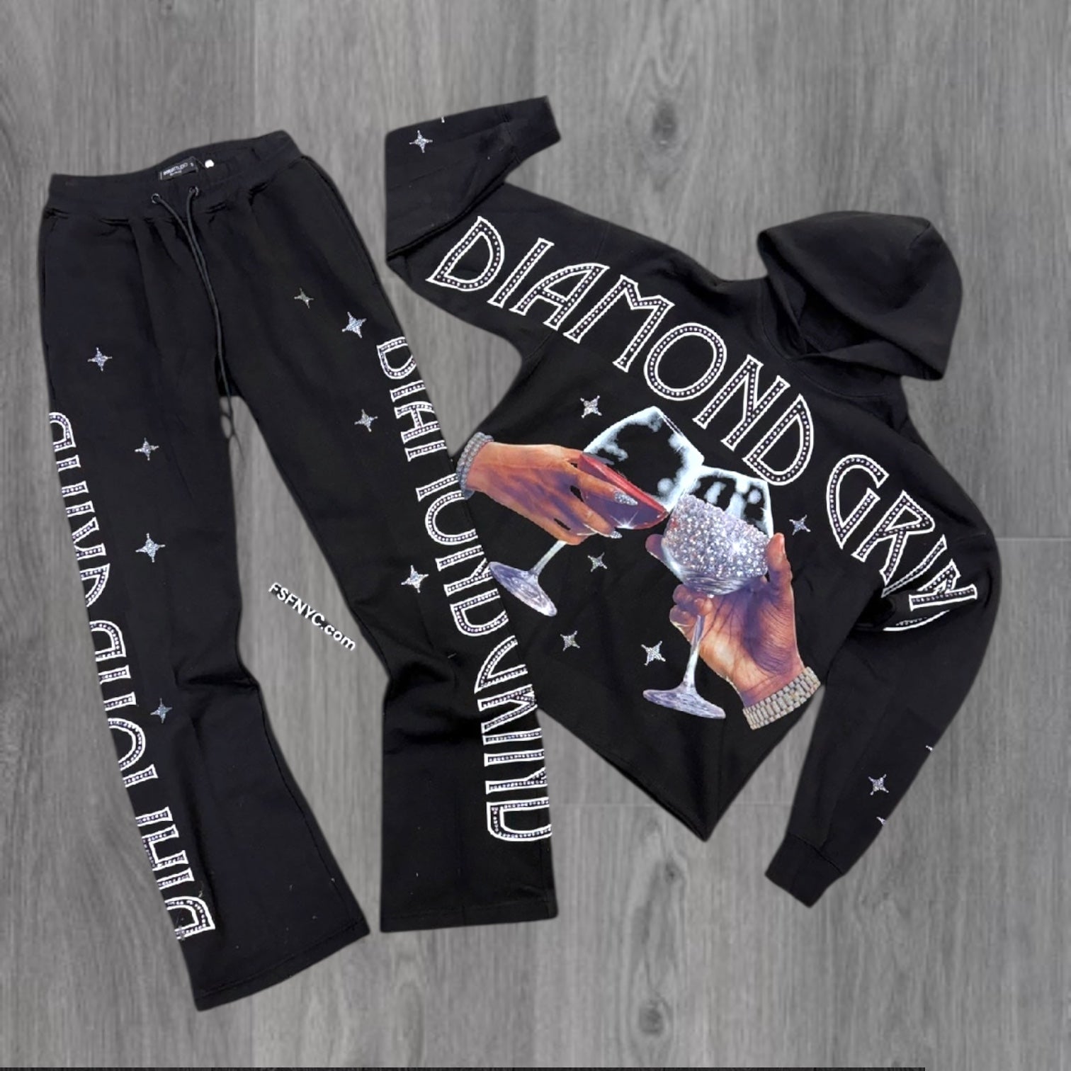 Roku -  DIAMOND GRIND Cut off set - Black - 1833 1870