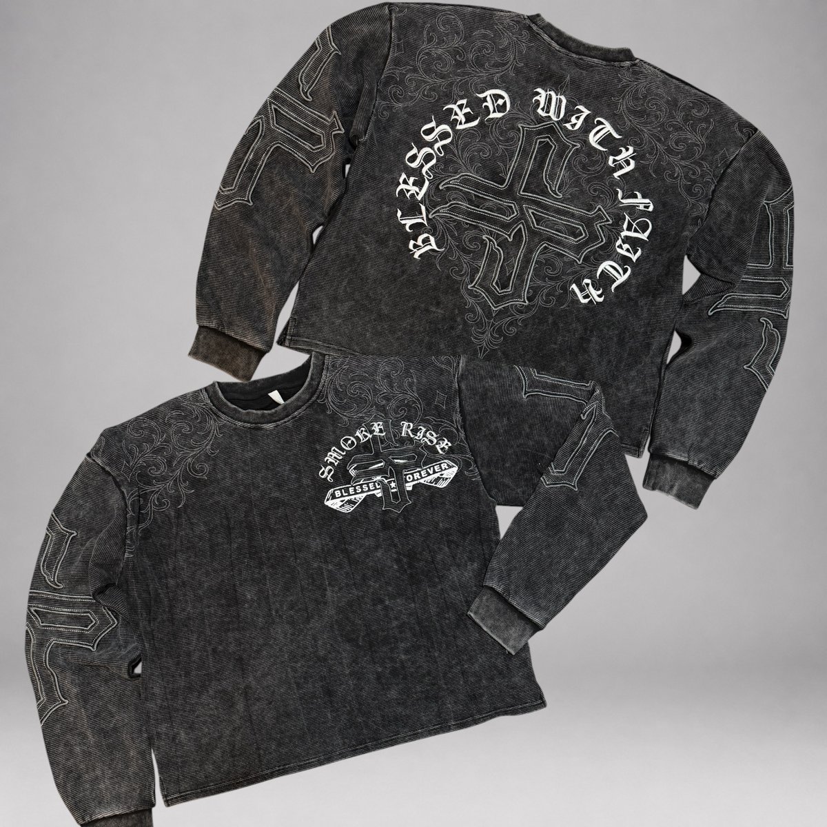 Rise - Chrome Sweater Thermal - Black 563