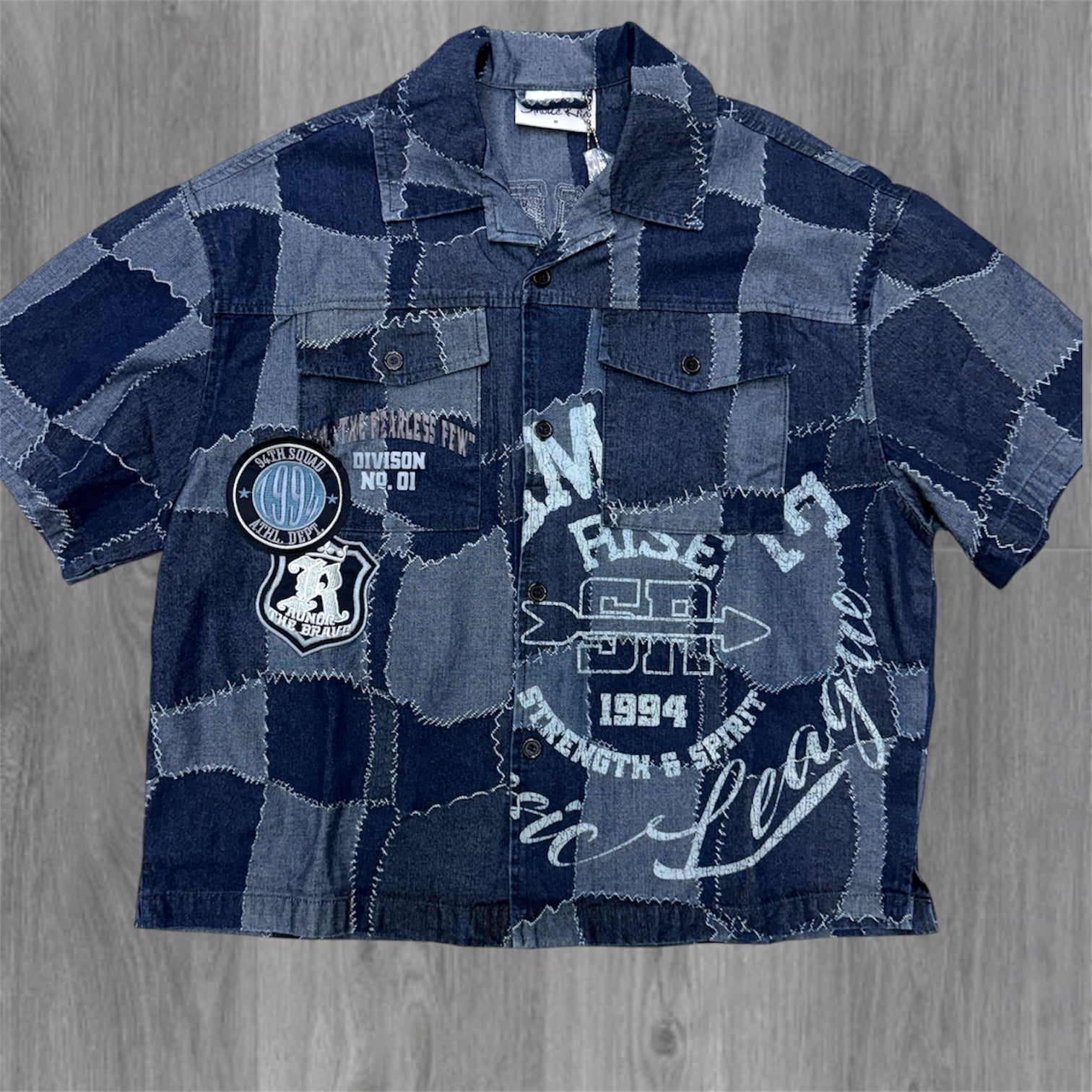 Rise - Denim Shirt - N.blue - S497