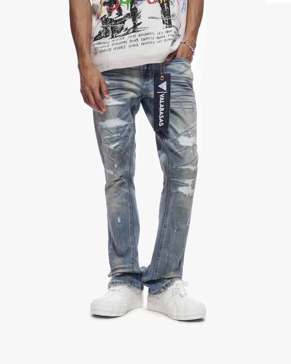 Valabasas - Graft Stacked Denim - Dirty Blue - 1117