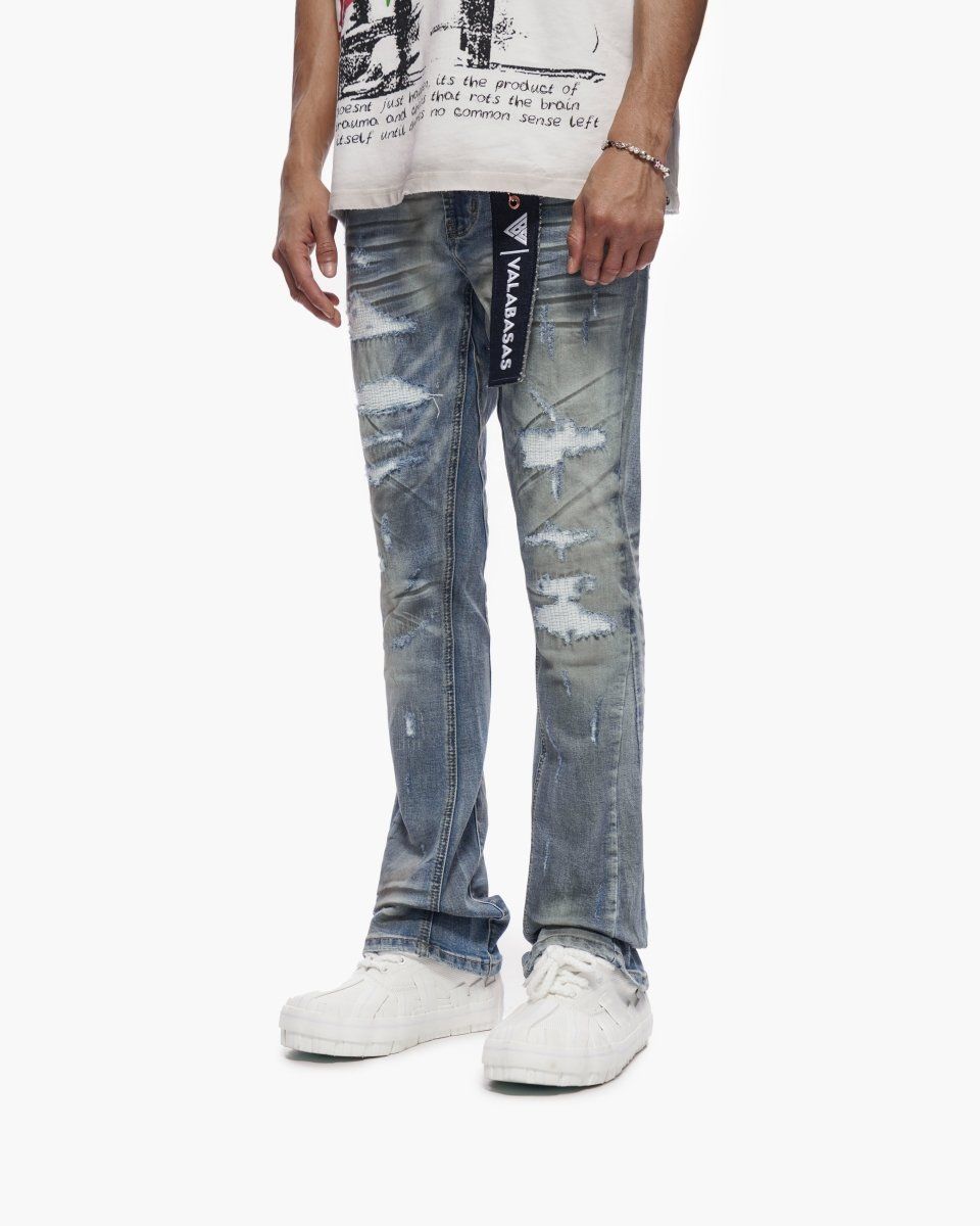 Valabasas - Graft Stacked Denim - Dirty Blue - 1117