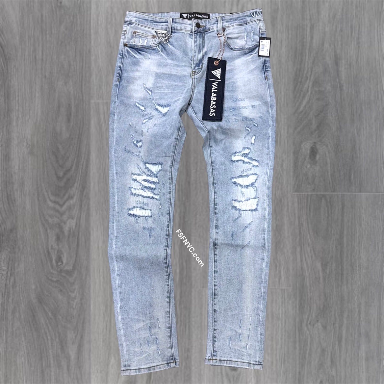 Valabasas - Slim Fit Leader Denim - Light Blue Wash - 1045