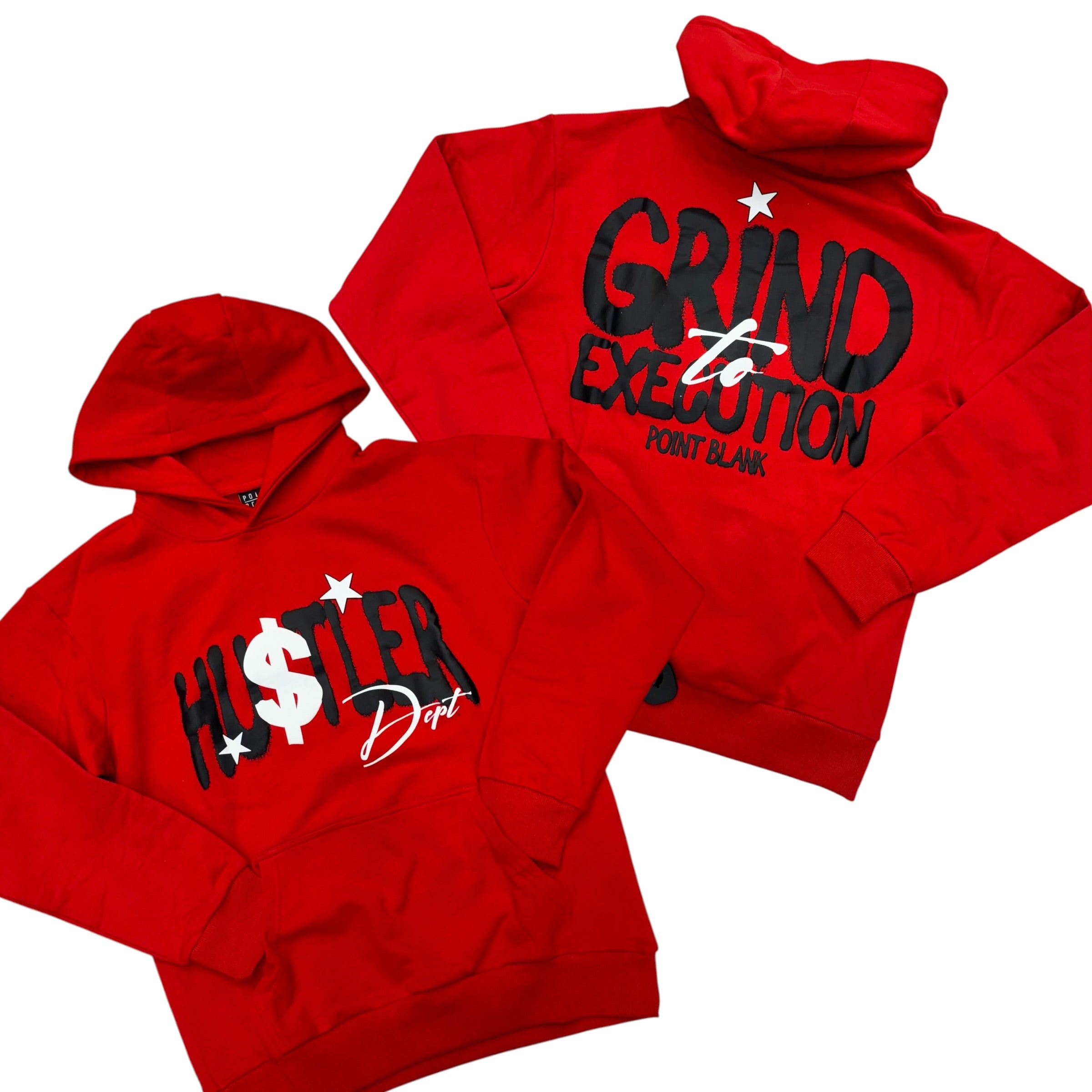 Point Blank Hustler Grind Hoodie  red