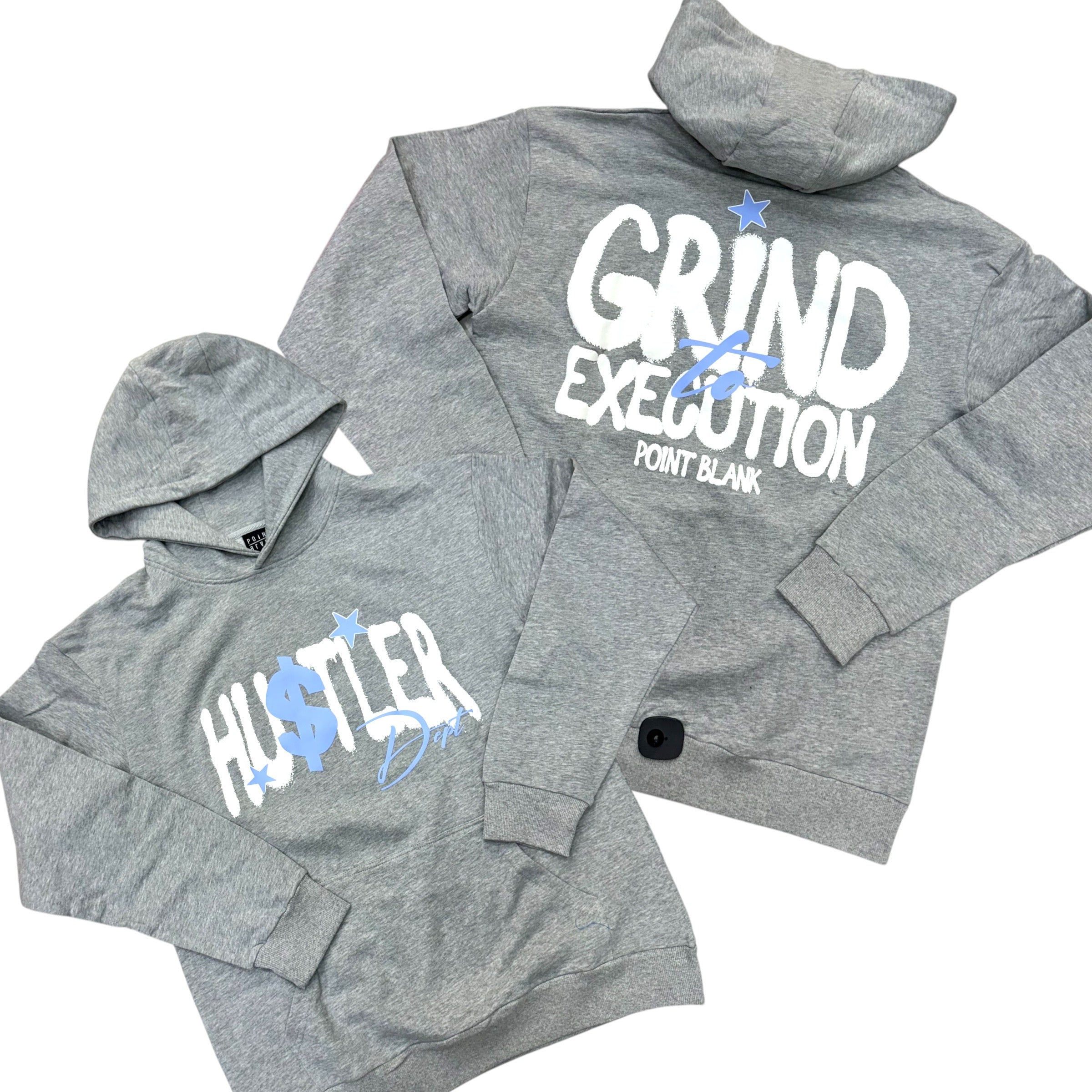 Point Blank Hustler Grind Hoodie Grey