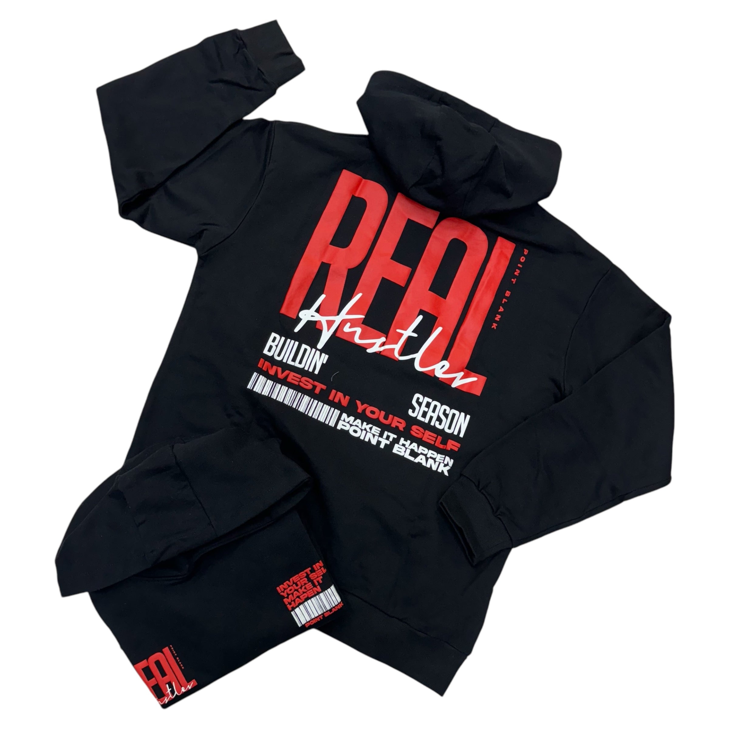 Point Blank Invest in your self  Hoodie  black