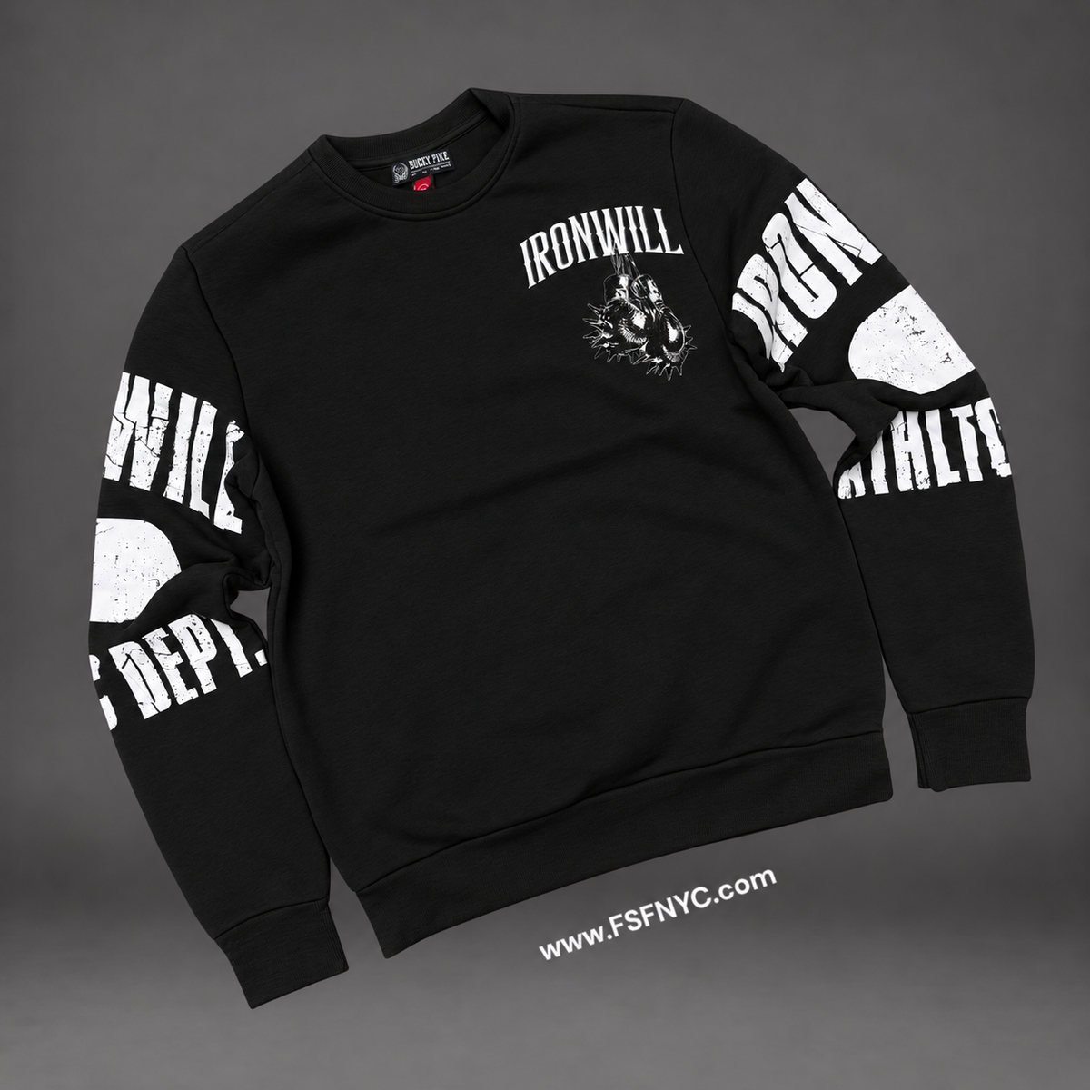 Pike - Iron Crew Sweatshirt - Black - 2611