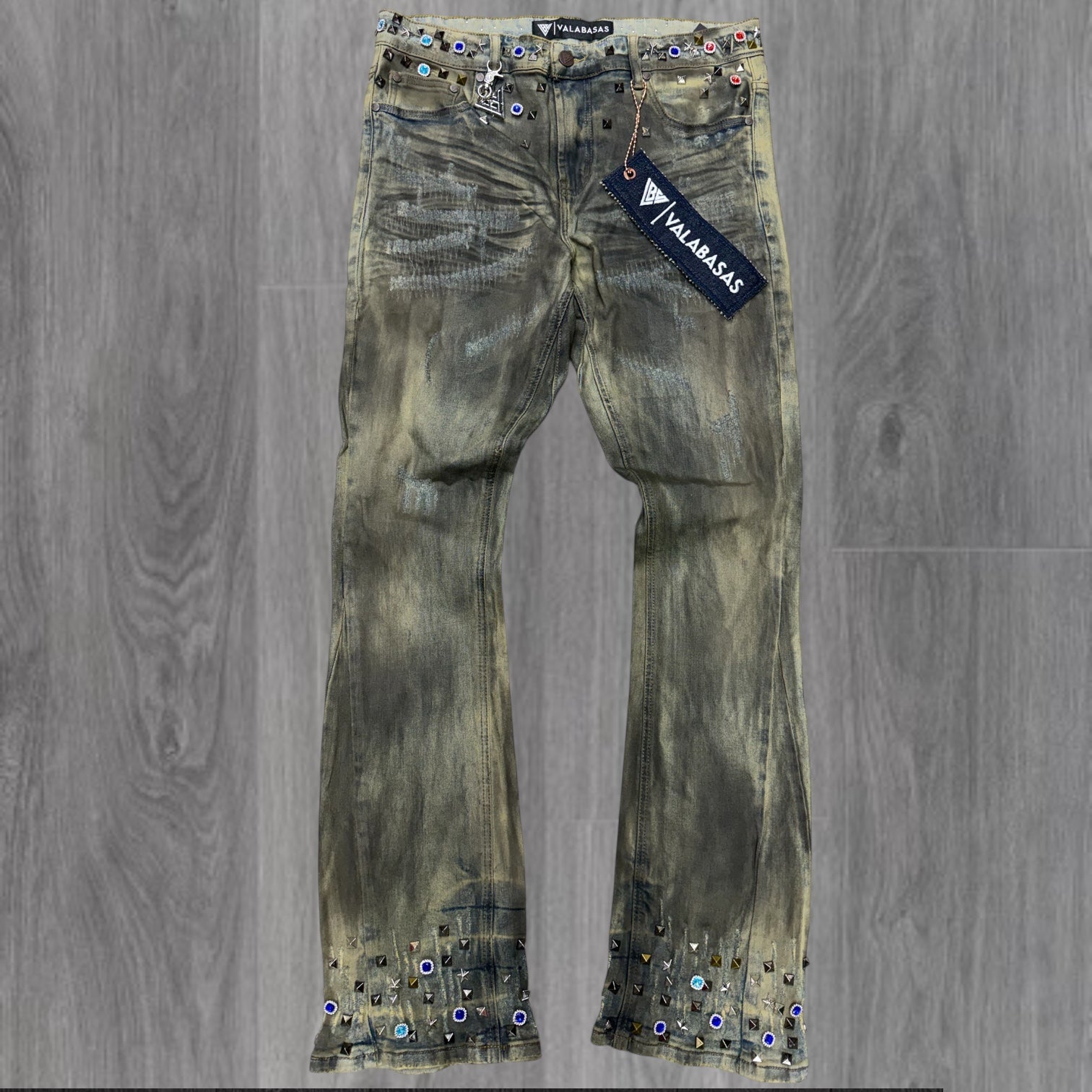 Valabasas - ION Stacked Waxed Jeans - Light Dirty Vintage - 1058 z