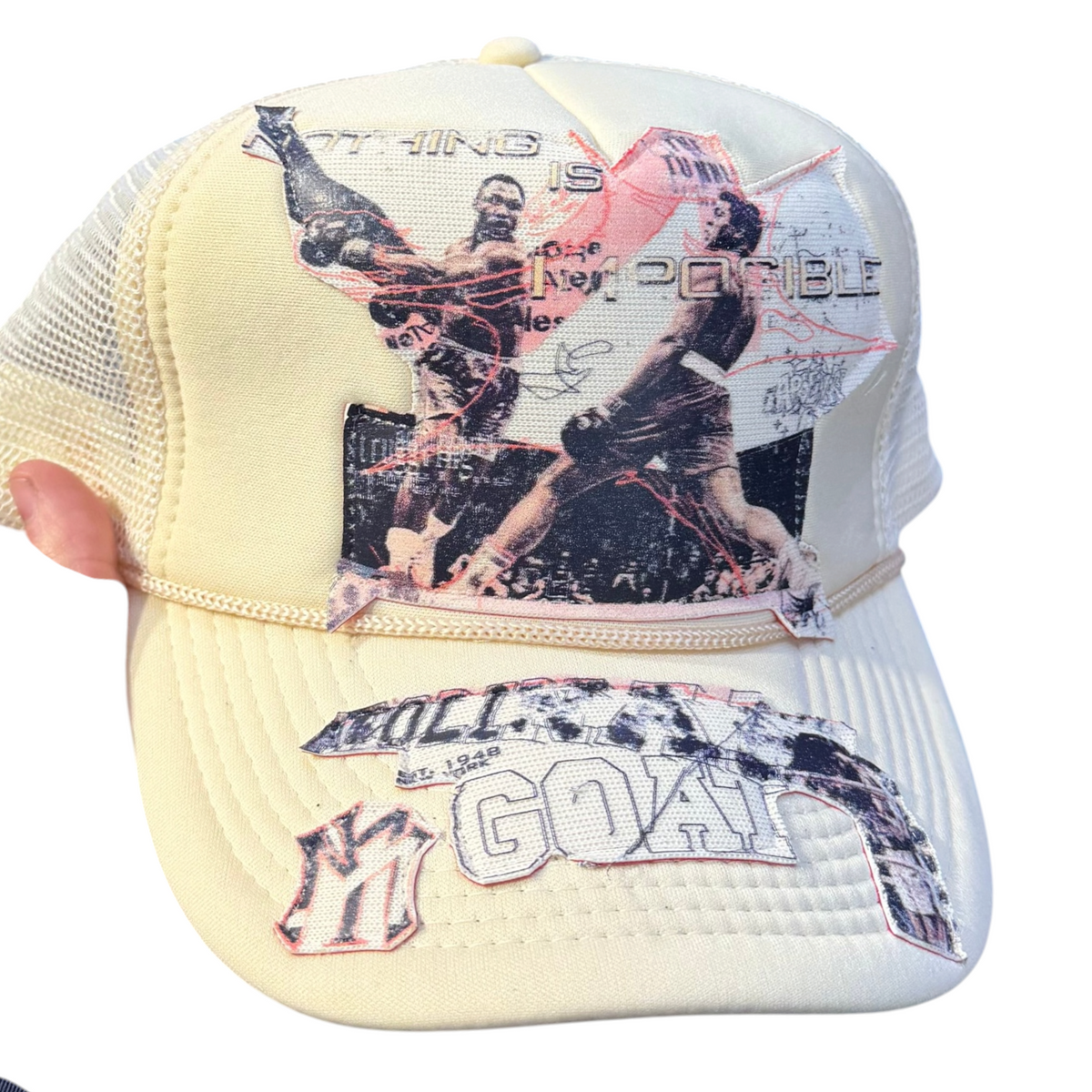 Apolinar - The GOAT Trucker Hat - Cream