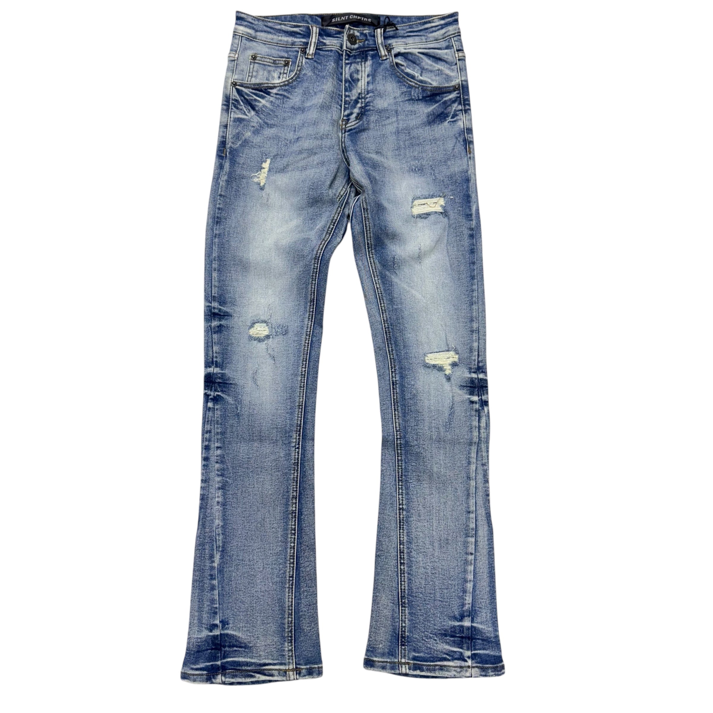 Silnt Chptrs Stacked Blue Vintage Washed 002