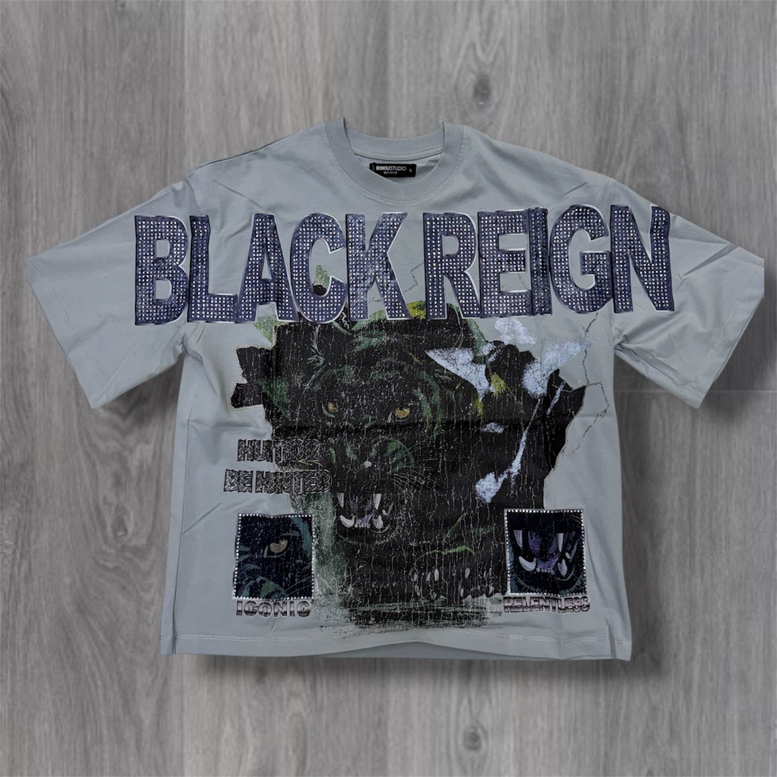 Roku - Reign T-shirt - conc Grey -1987