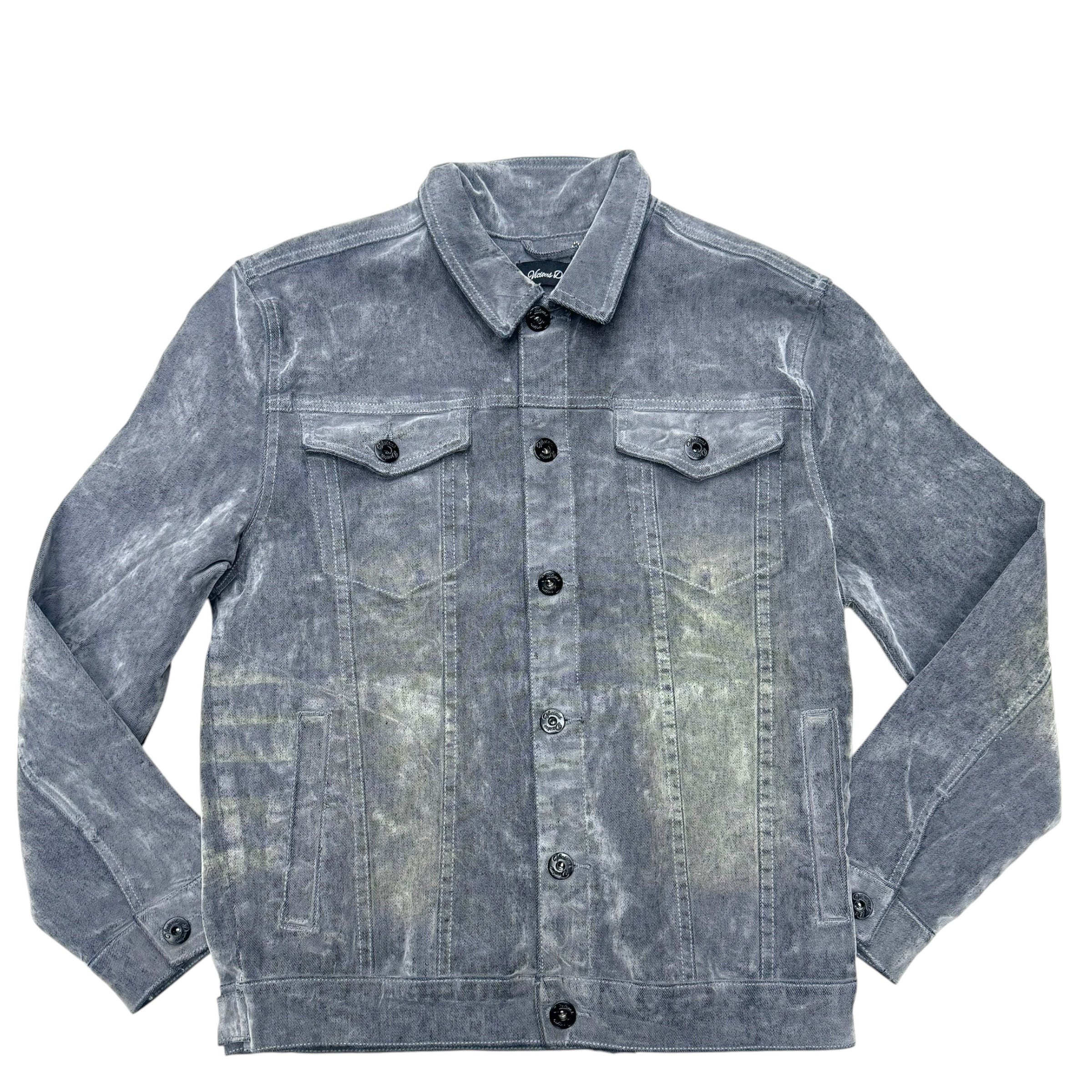 Vicious Suede Denim Jacket Grey VC552B