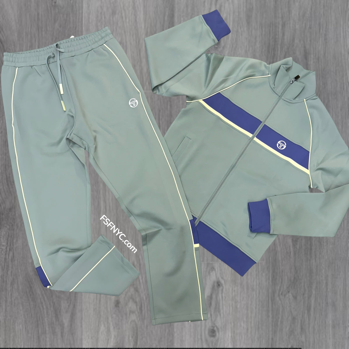 Sergio Tacchini - Lago Track Set - Slate Sage