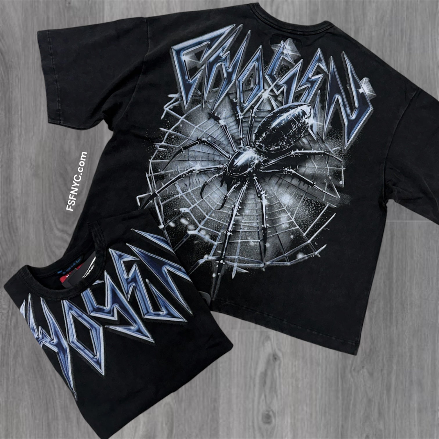 The Web T-shirt - Black - 6114