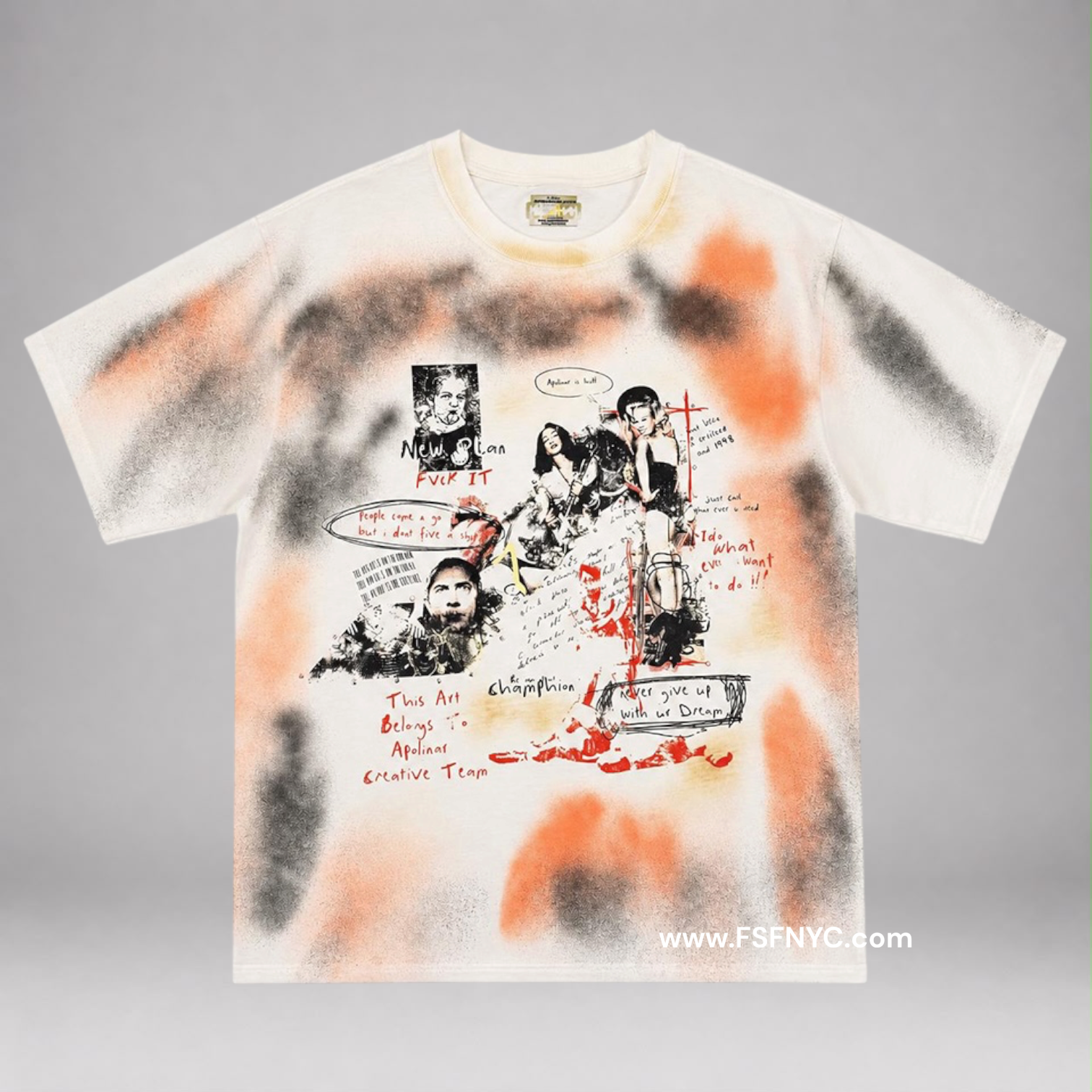 Apolinar - Dracula Vintage White T-Shirt