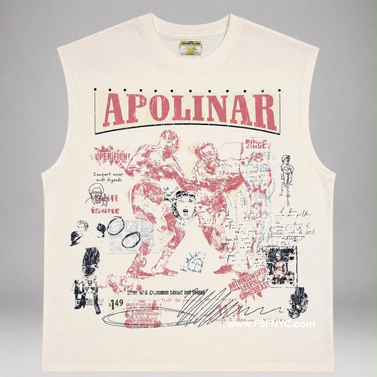 Apolinar - Main Event Crème Sleeveless
