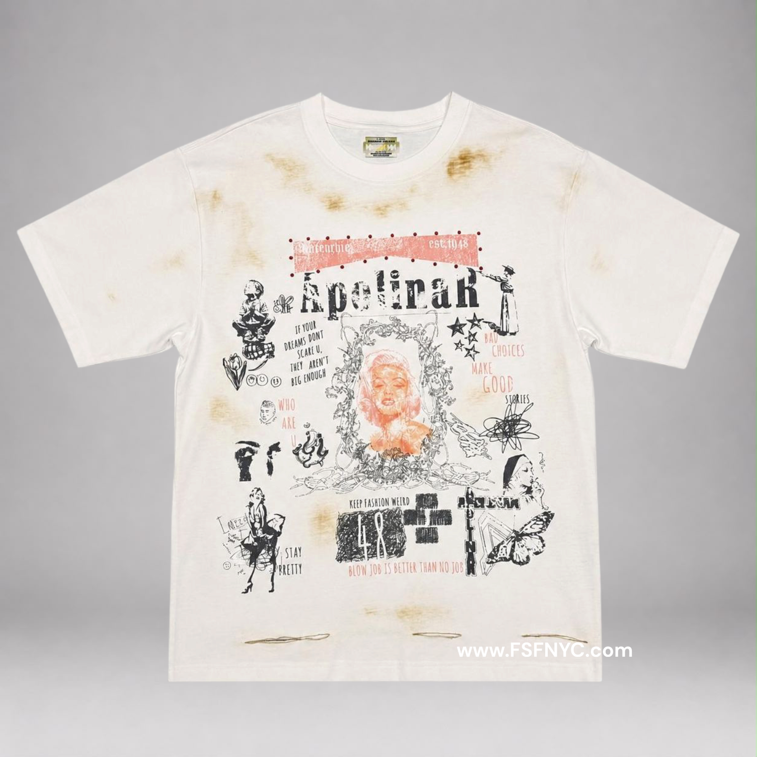 Apolinar - Monroe White T-Shirt