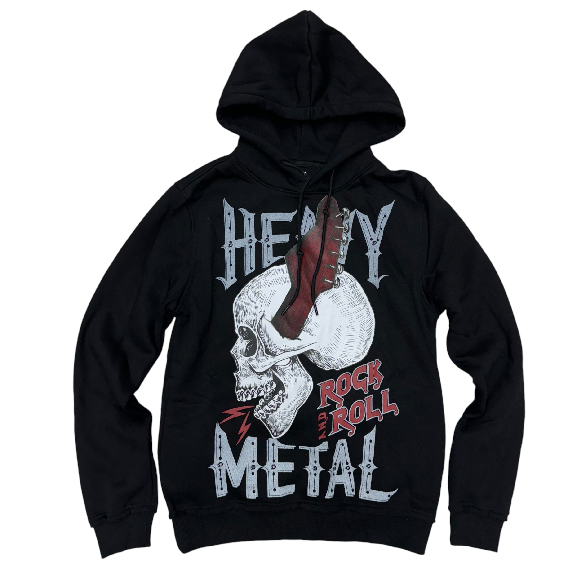 heavy metal hoodie black 221