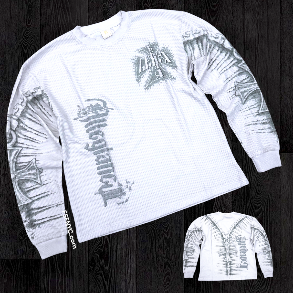 R - Iron Thermal Crew Top- White 201