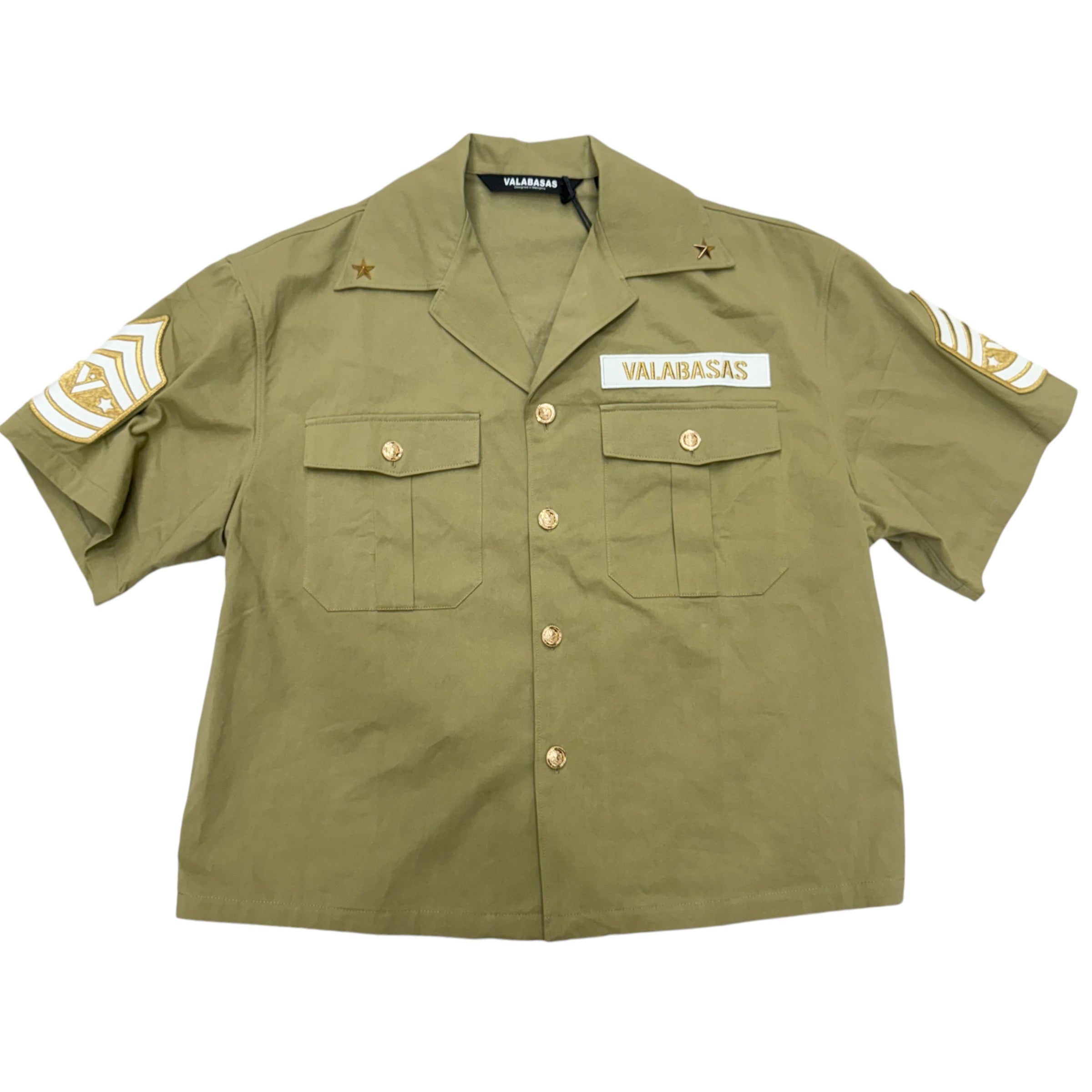 Valabasas  The rebel  Button Down Shirts khaki 1203