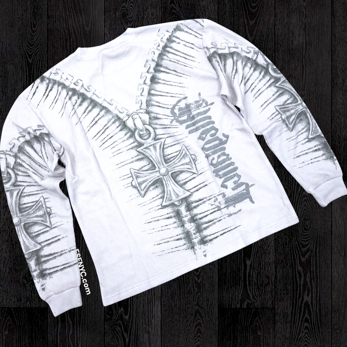 R - Iron Thermal Crew Top- White 201