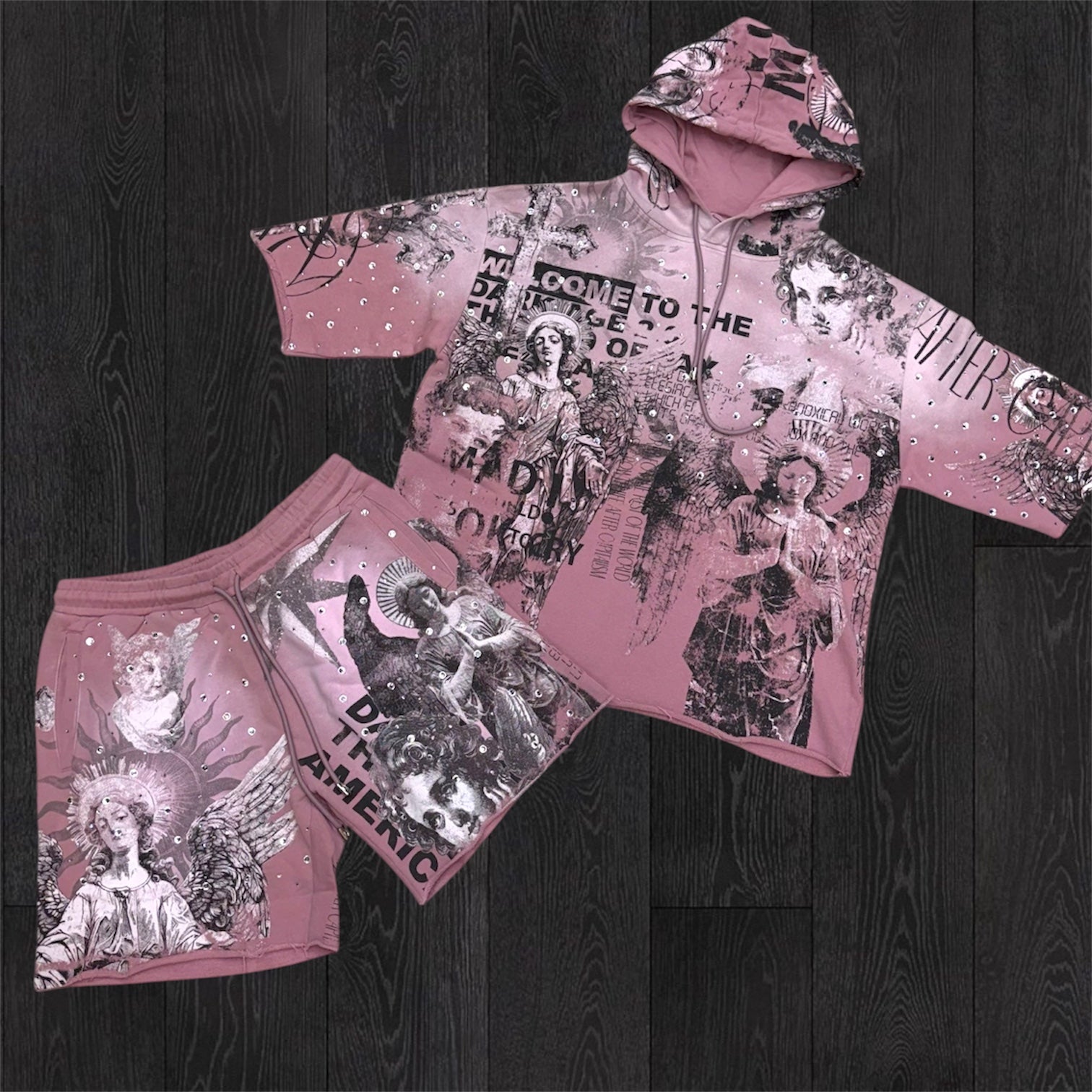 RP - Dark Age Short Set - Dusty Pink - 6043