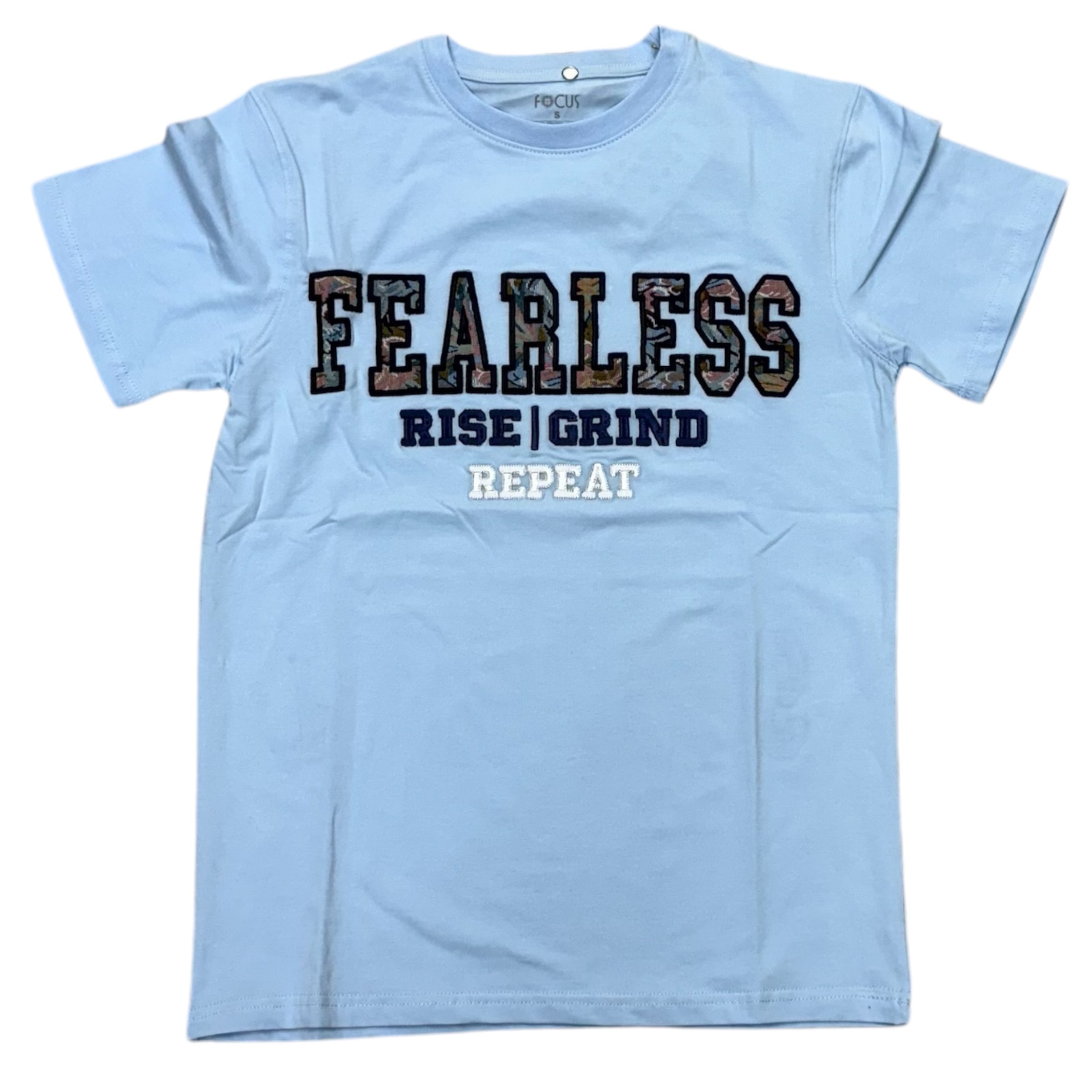 Focus Tapestry Fearless Carolina Blue T-Shirt 80637