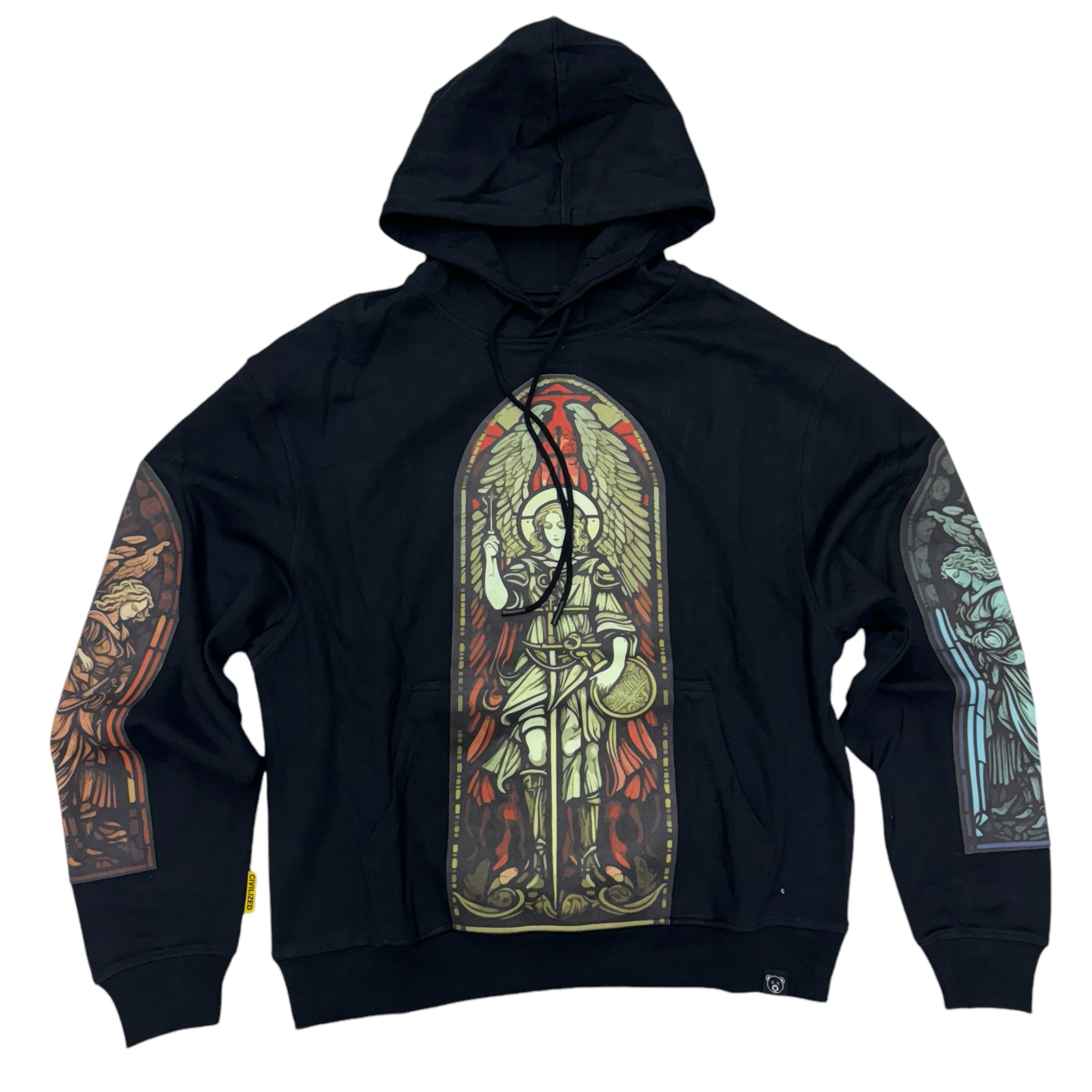 Civil Guardian Angel Hoodie Black 5526