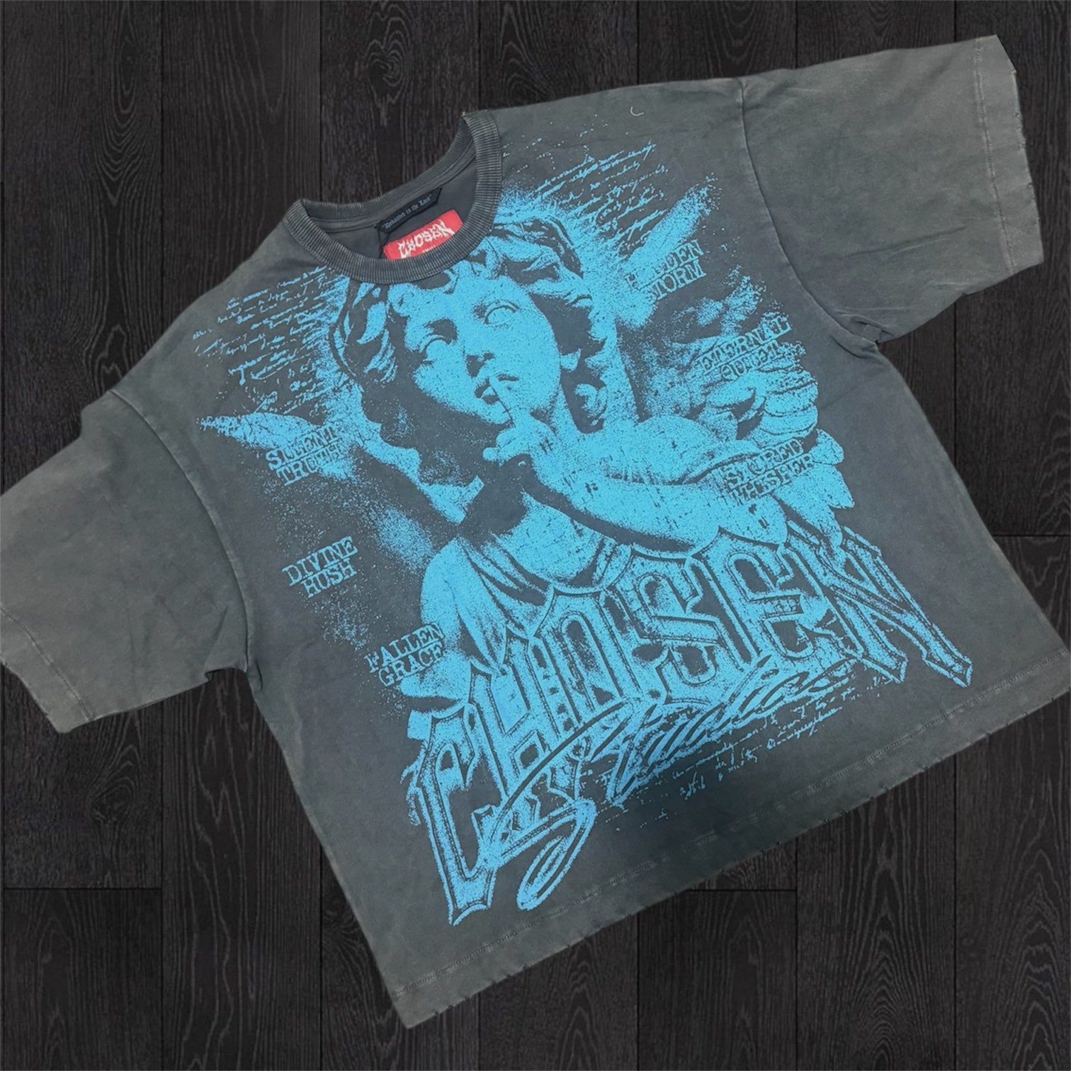 The Hush T-shirt - Anthracite Grey - 6165