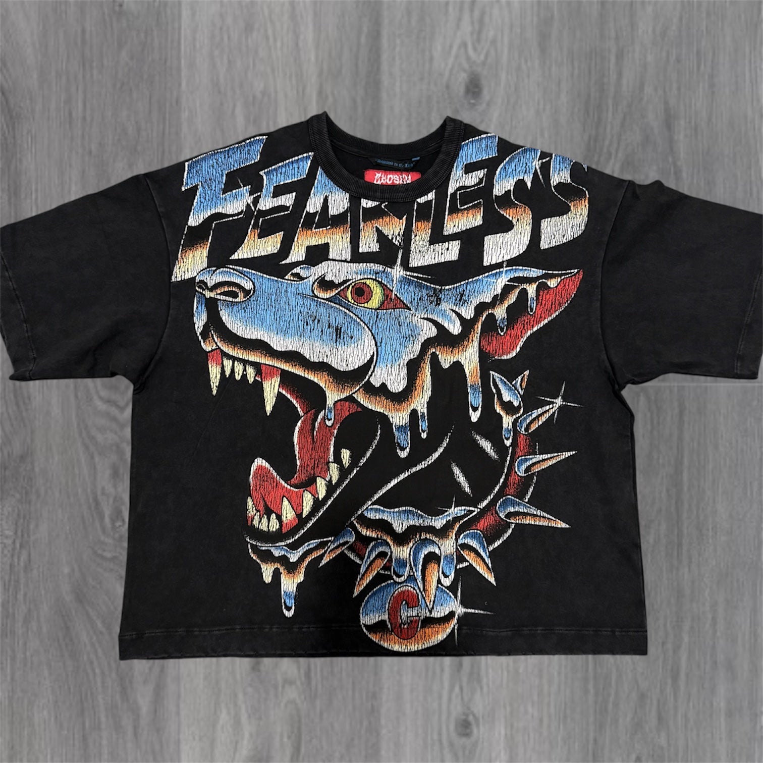 The Fearless “C” T-shirt - Black - 6127