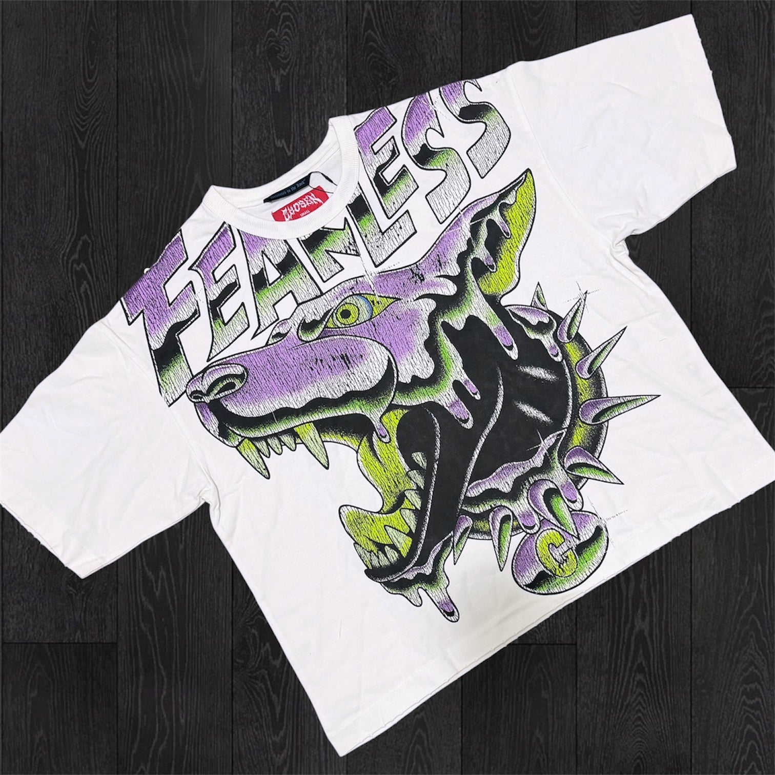 The Fearless “C” T-shirt - White - 6127