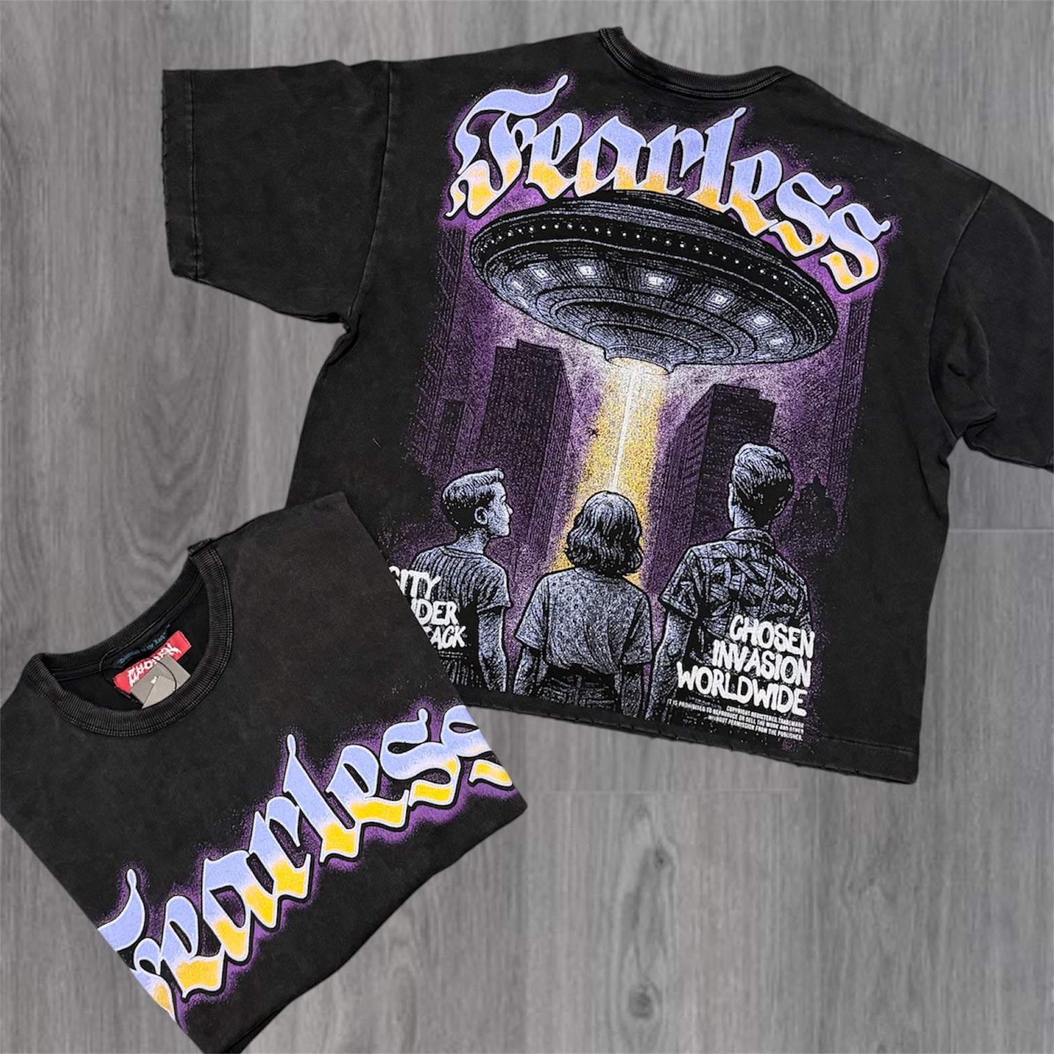 The Invasion T-shirt - White - 6136