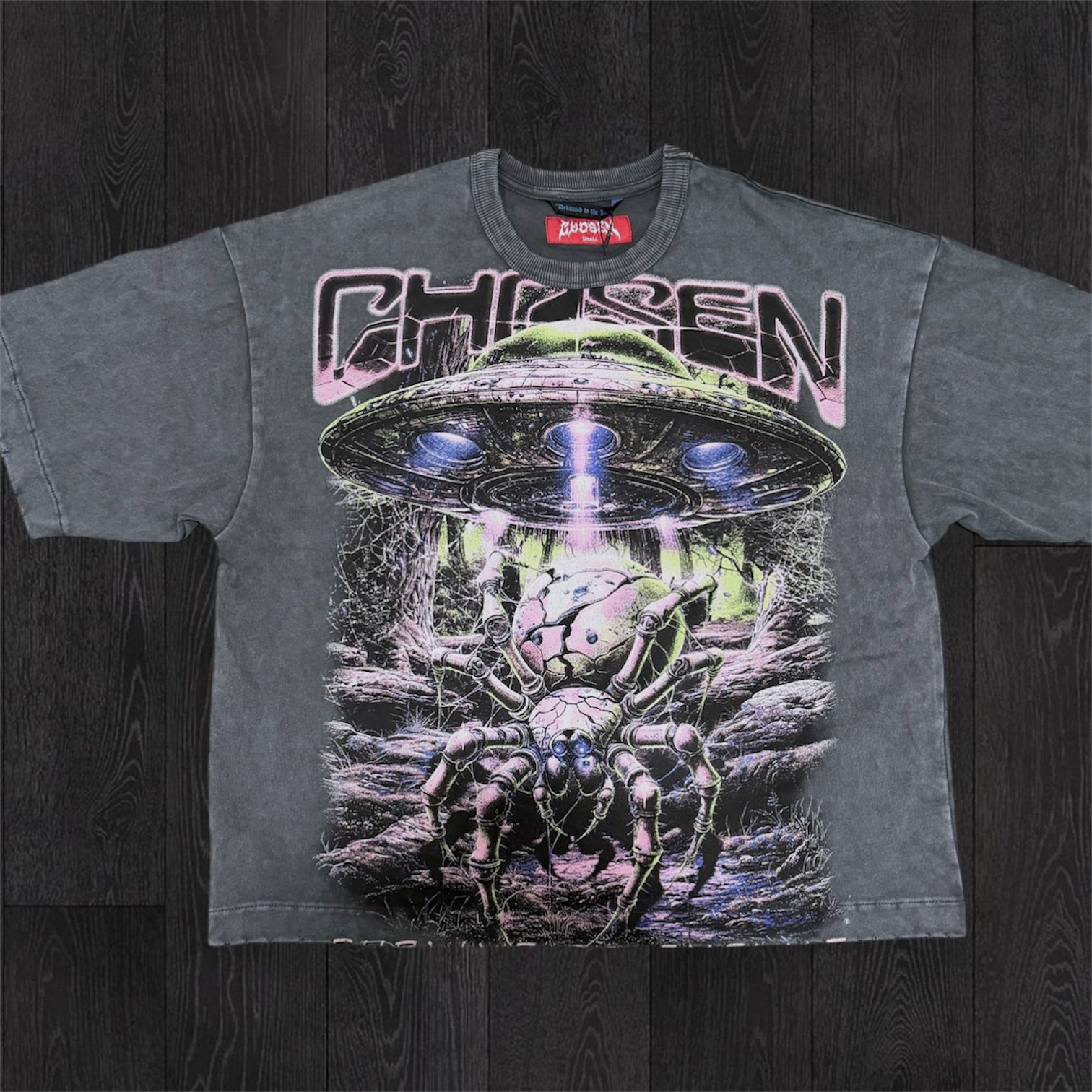 The Machine Graphic T-shirt - Charcoal - 6157