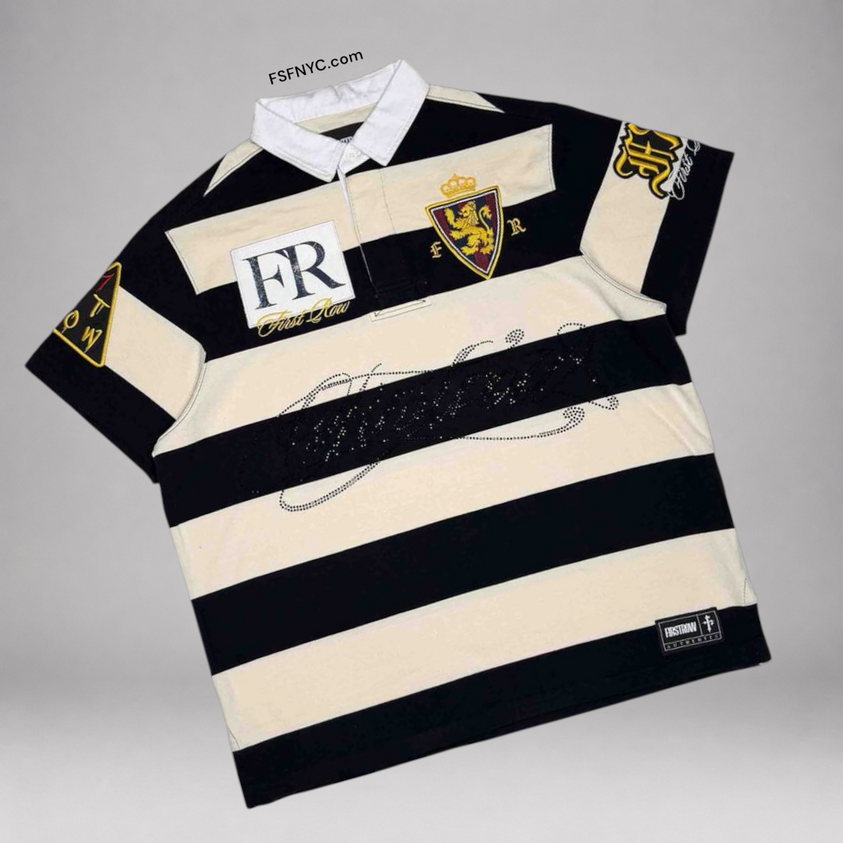 FR - State of Mind Rugby Polo shrit - Black - 1015