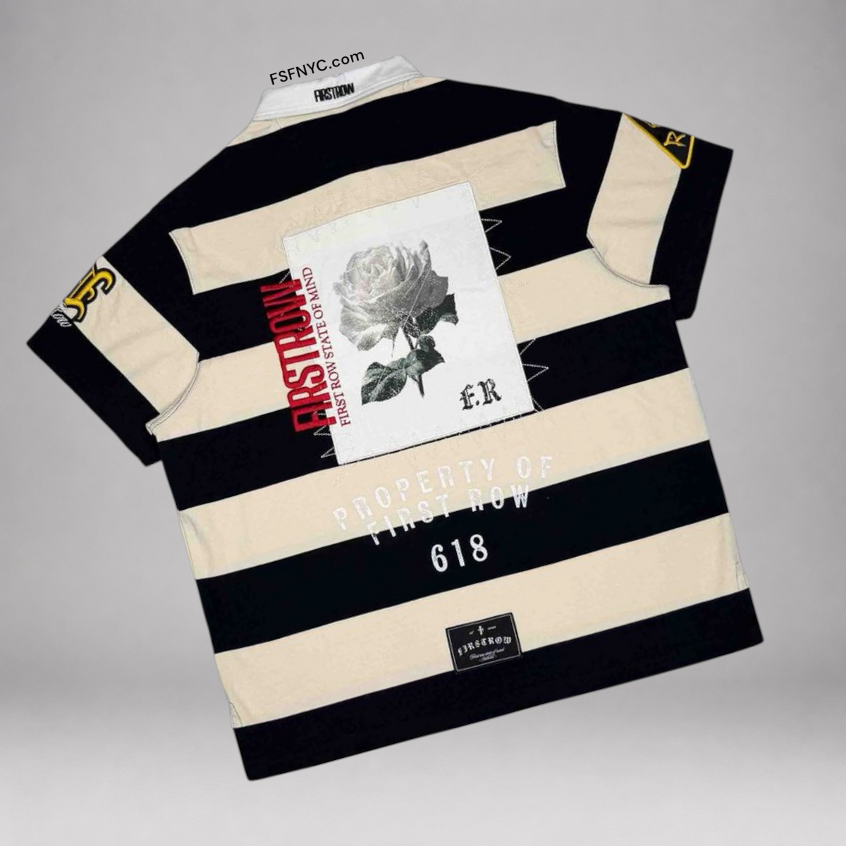FR - State of Mind Rugby Polo shrit - Black - 1015