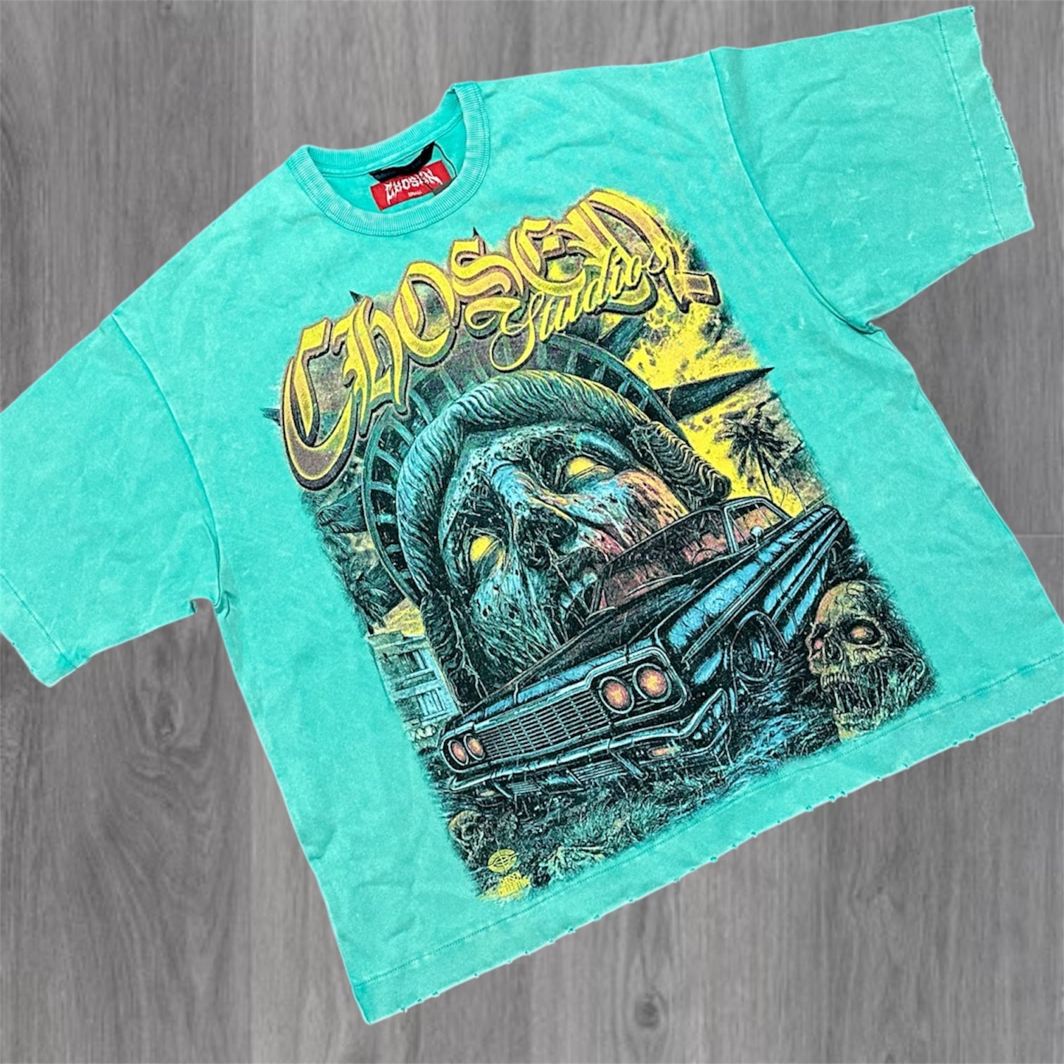 Apocalypse T-shirt - Turq - 6158