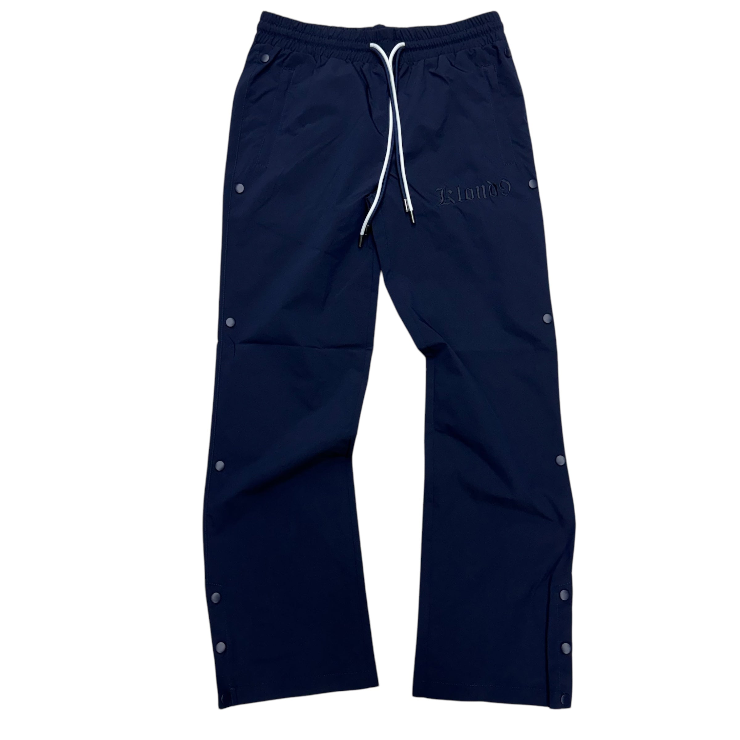 Kloud Nylon Pants w Snap Button Navy P24209