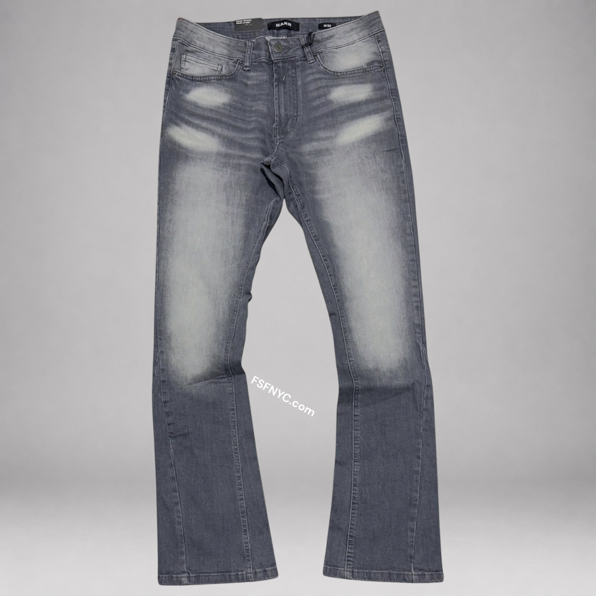 Narr - Flare Clean Denim - L.Grey - 70152
