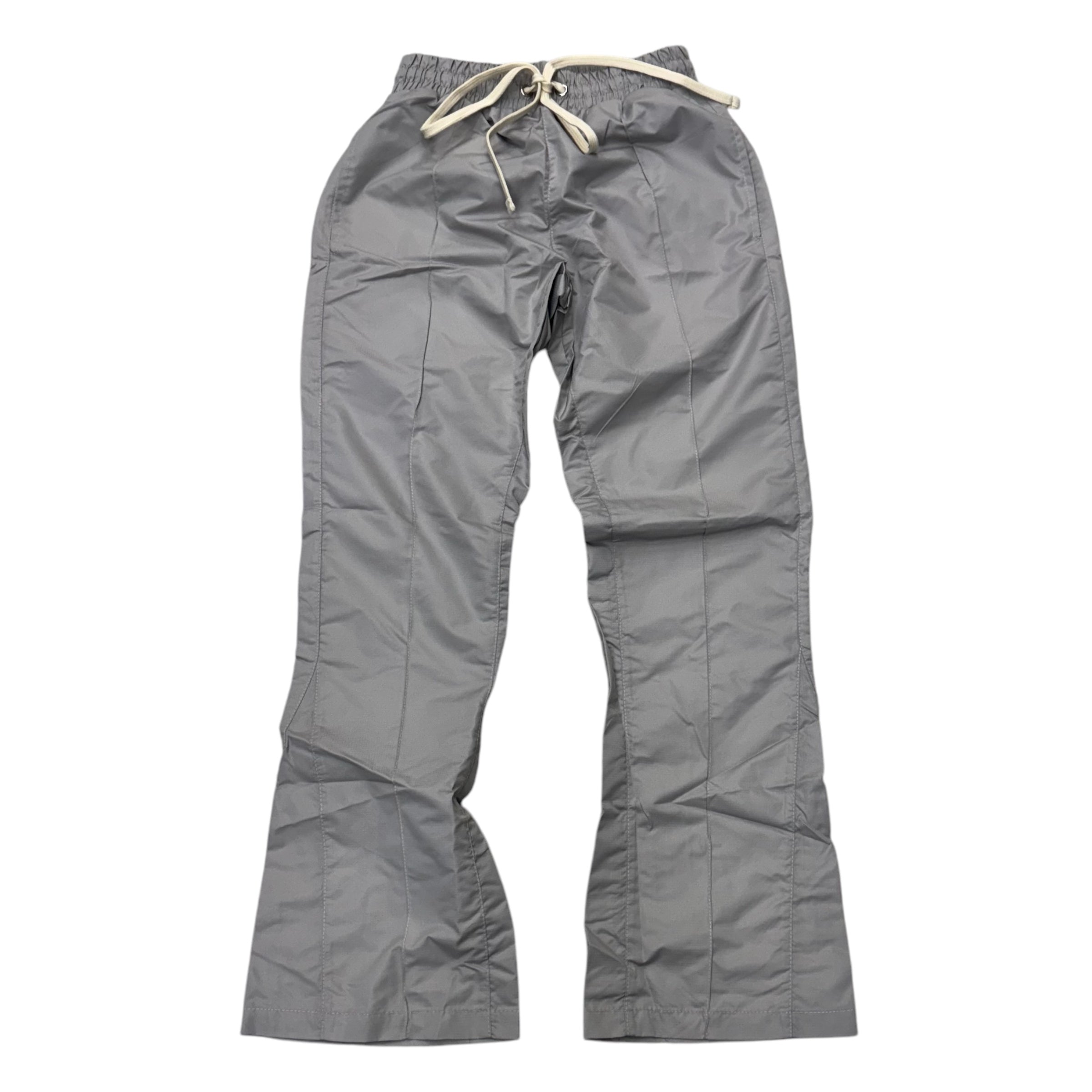 Narr stacked  Nylon Plain Pants Grey  (fit Slim, go up 1 size )