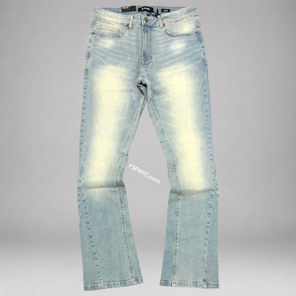 Narr - Flare Clean Denim - Blue - 70152