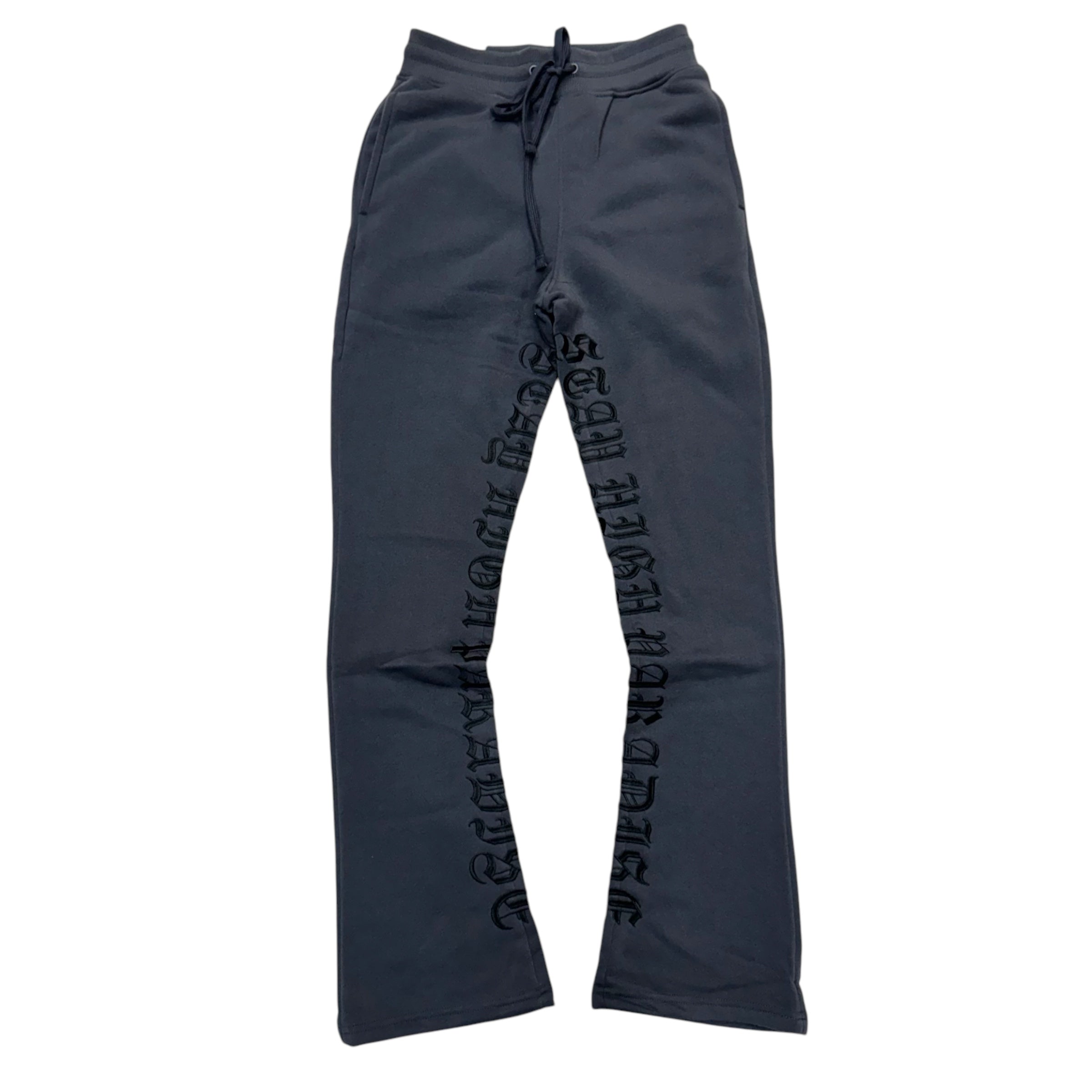 Rebel Stacked Hight Sweats charcoal 491