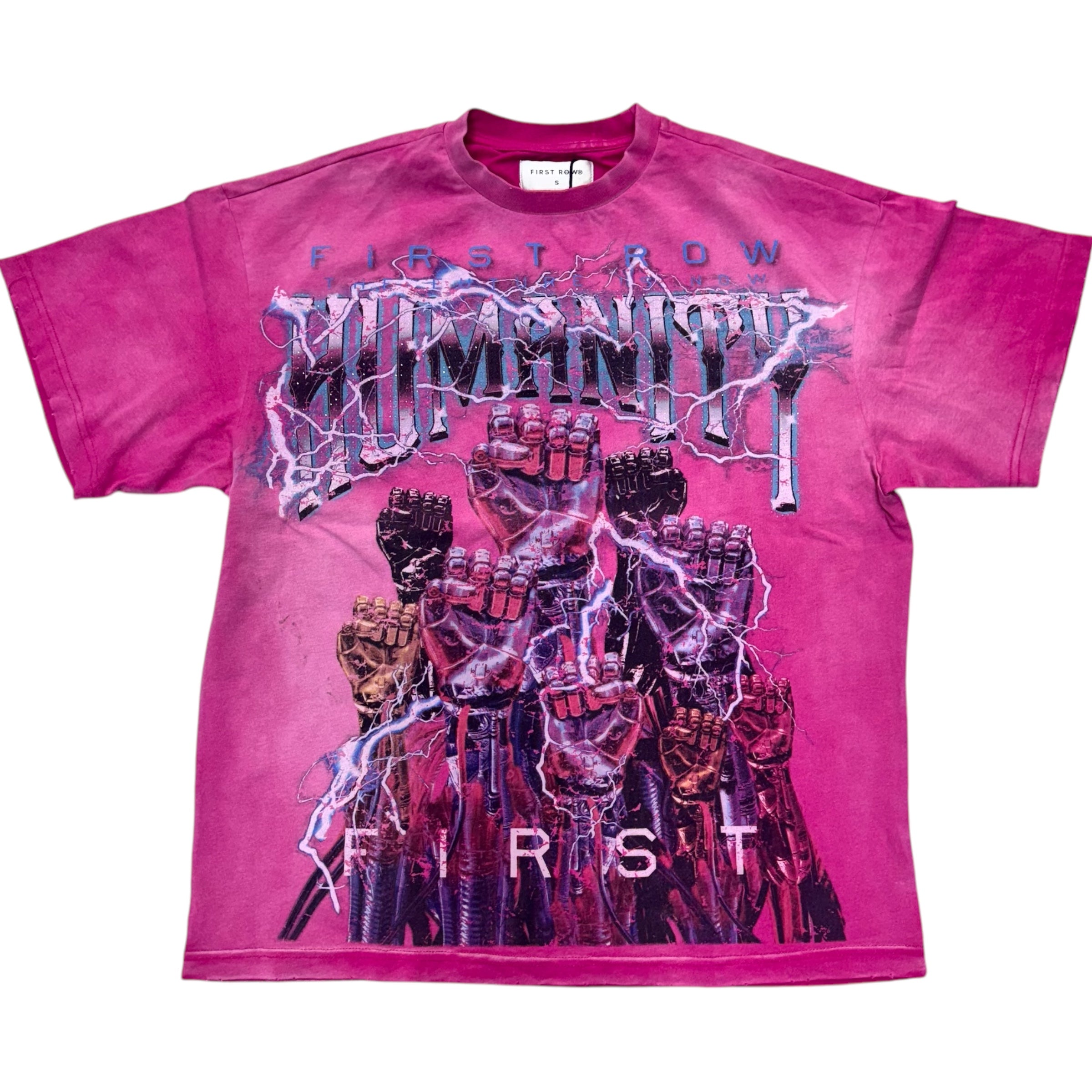 FR Humanity Crop T-Shirt Pink