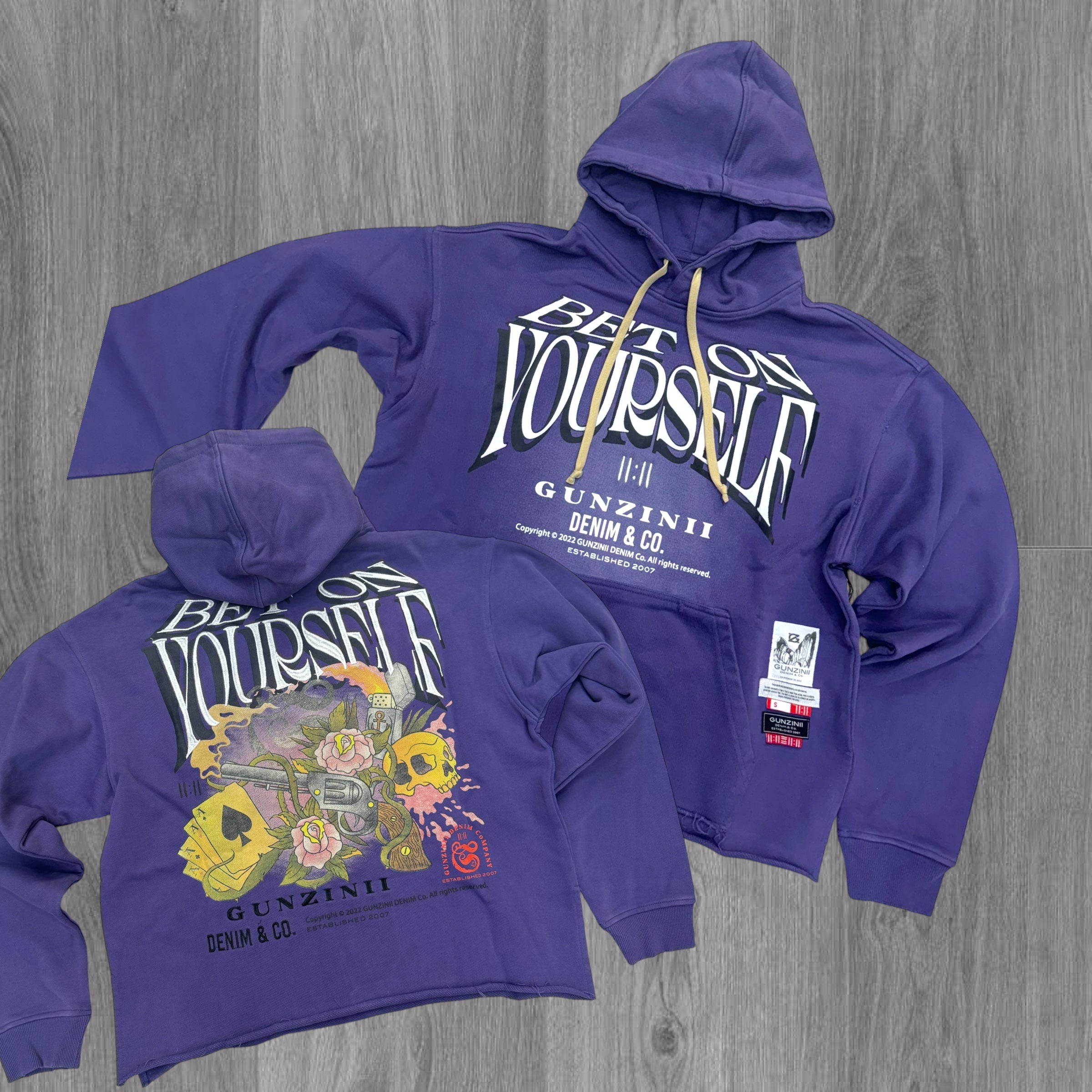 Gunzinii Hoodie Purple  GZ505