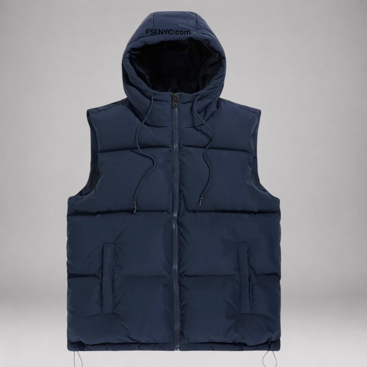JC - Puffer Vest - Navy 9490