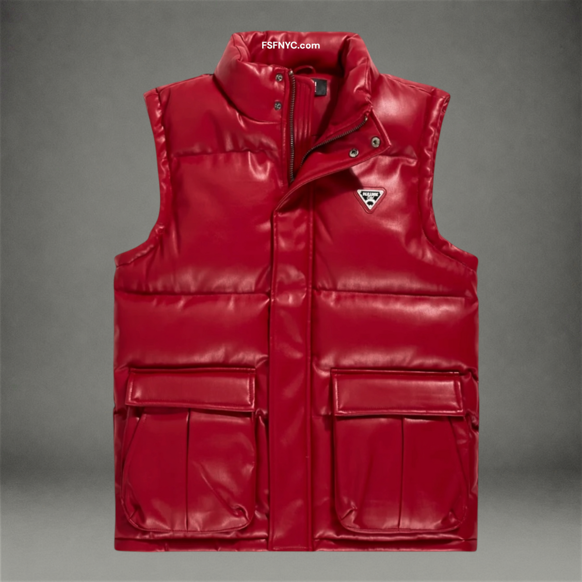 JC - Vest PU Puffer SYIP - Red - 9384V
