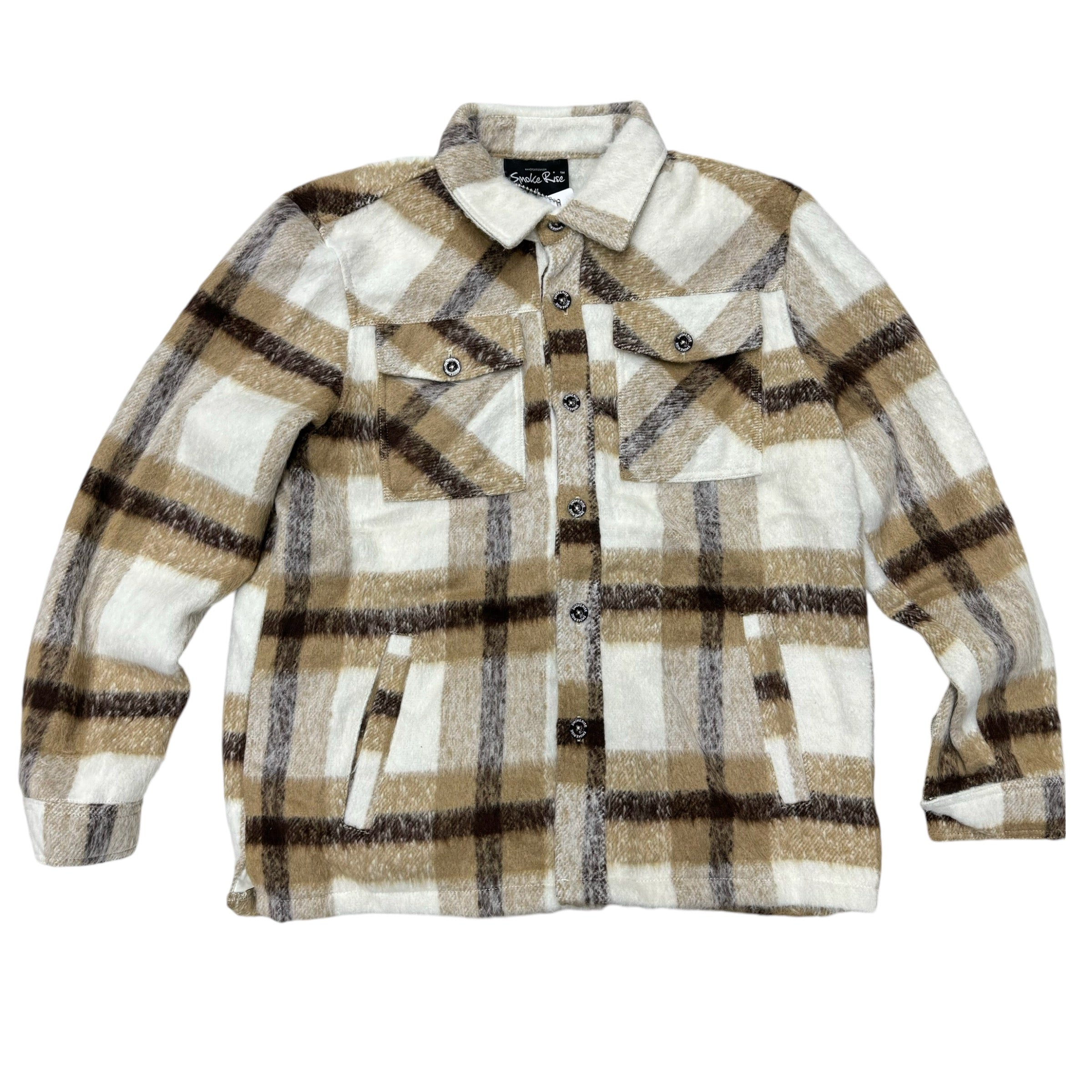 Rise Lined Flannel Shirt Cassava 24698