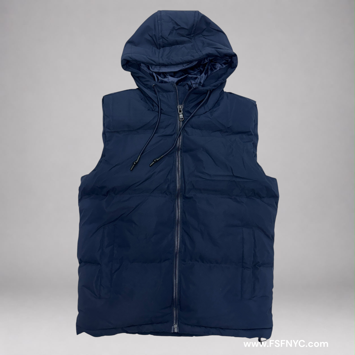 JC - Puffer Vest - Navy 9490