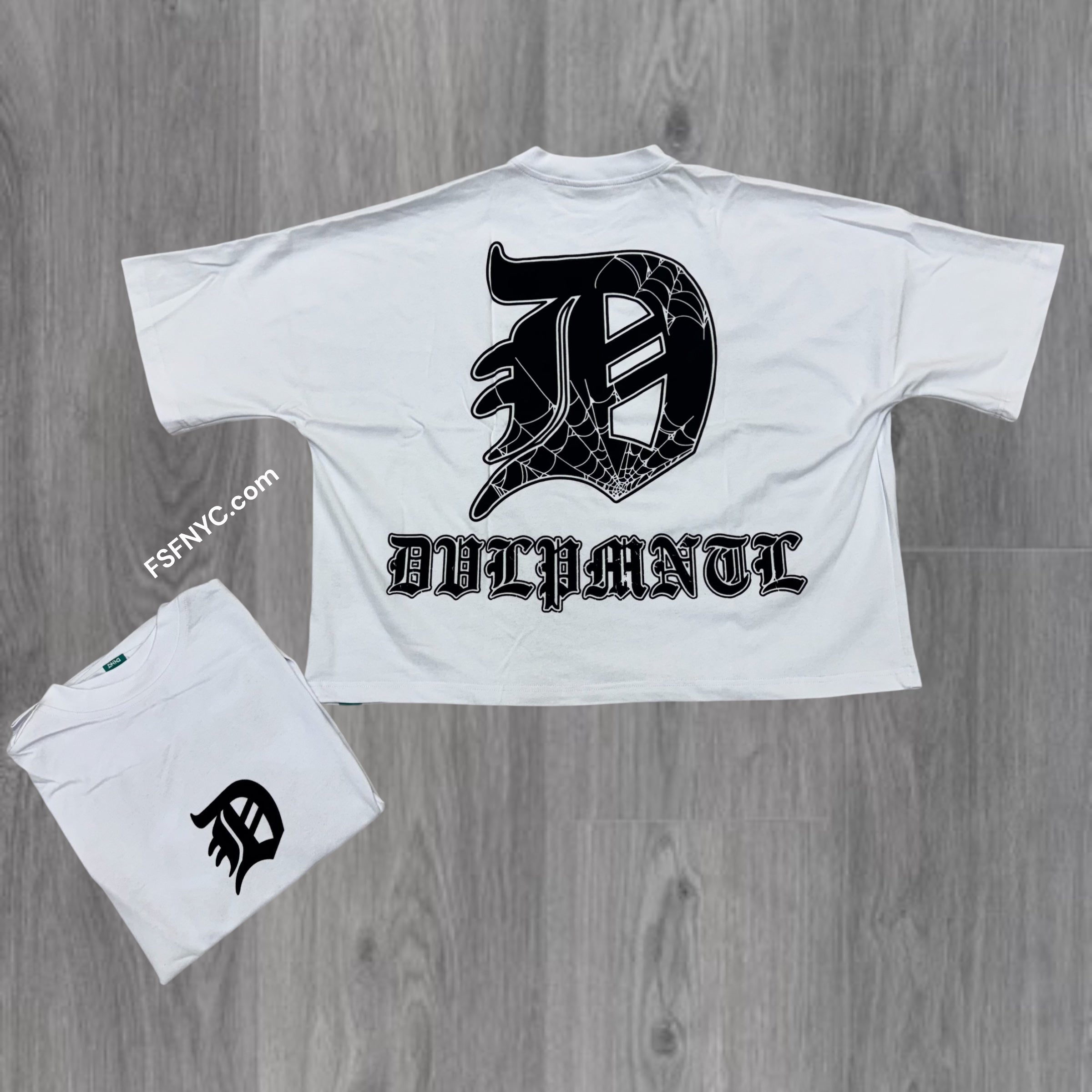 DNMT  OverSize Box Fit T-Shirt White 111